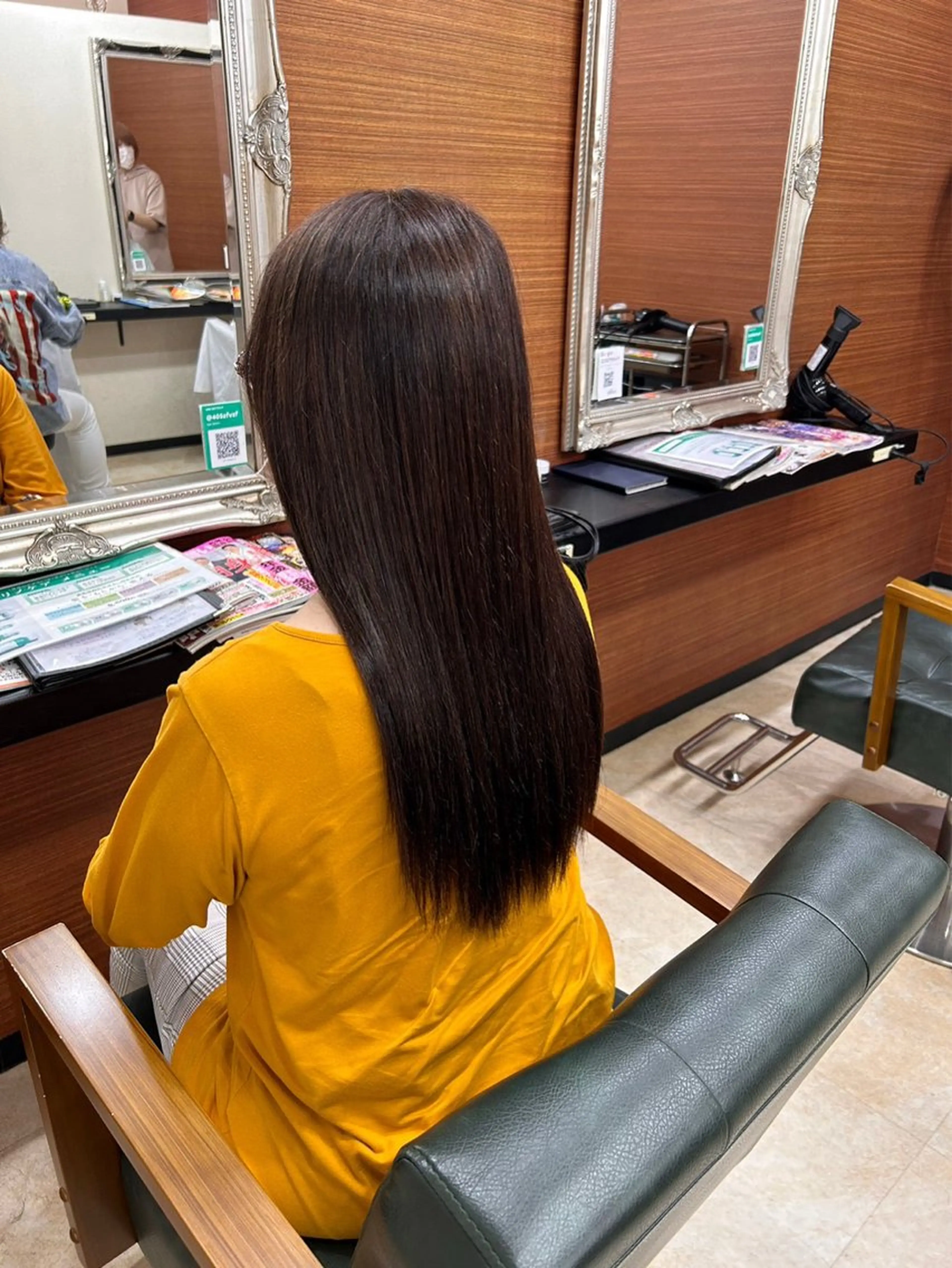 ロング カラー パーマ ストレートパーマ ヘアカラー 縮毛矯正 山本 あやめ子のヘアスタイル