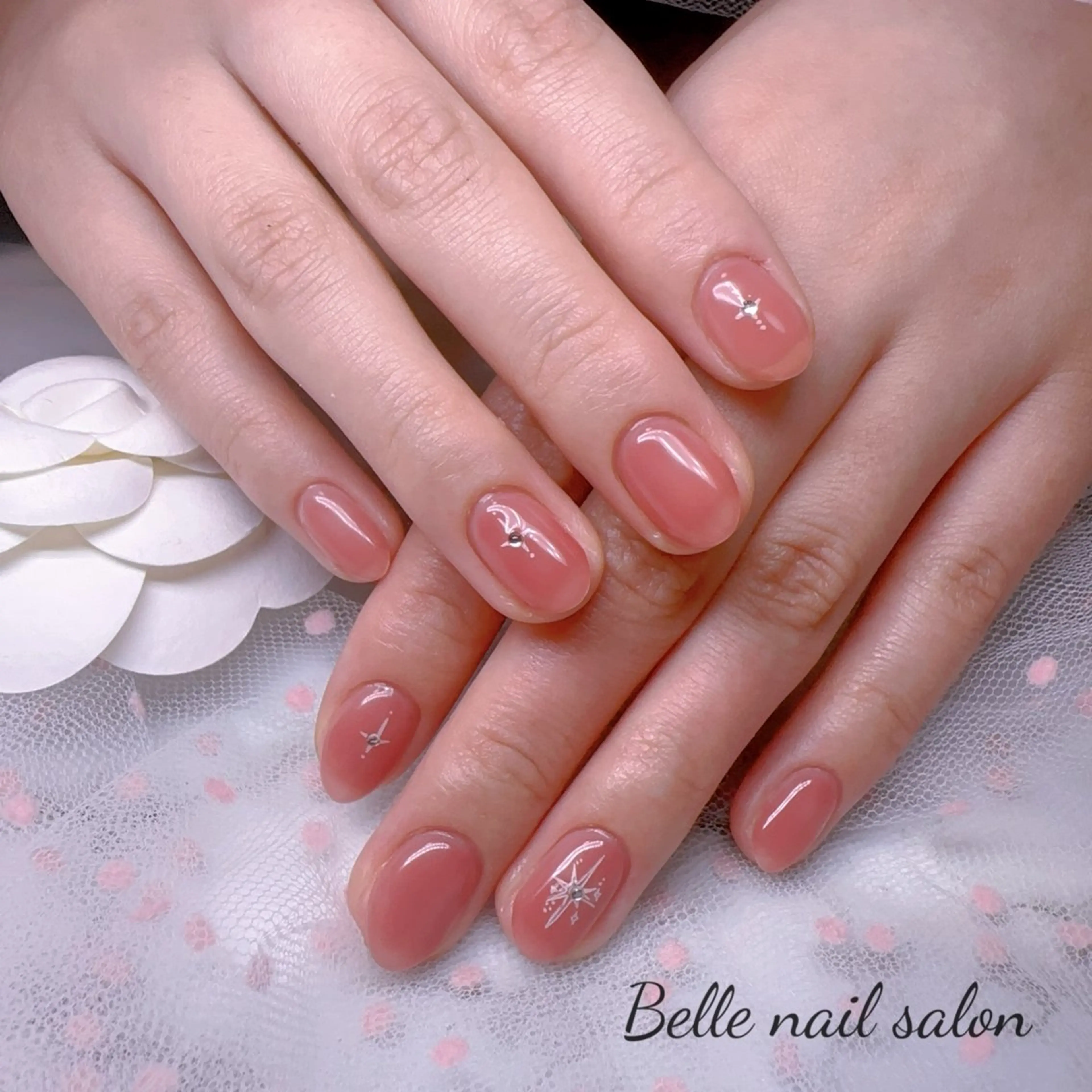 ネイル アートネイル オーロラネイル フットネイル 韓国ネイル ラメ(グリッター) Belle nail salon 新小岩のネイルデザイン