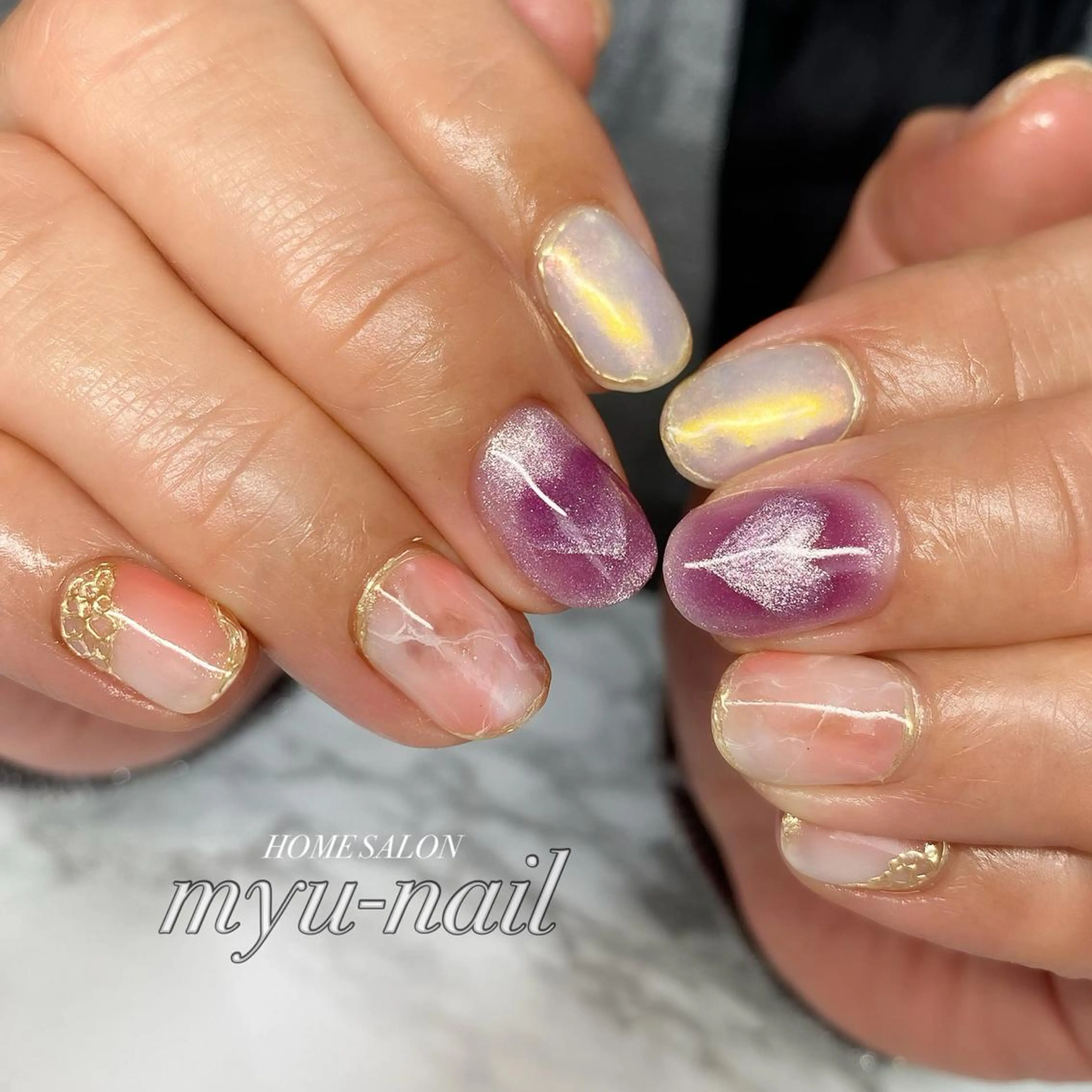 ネイル ホームサロン myu-nailのネイルデザイン