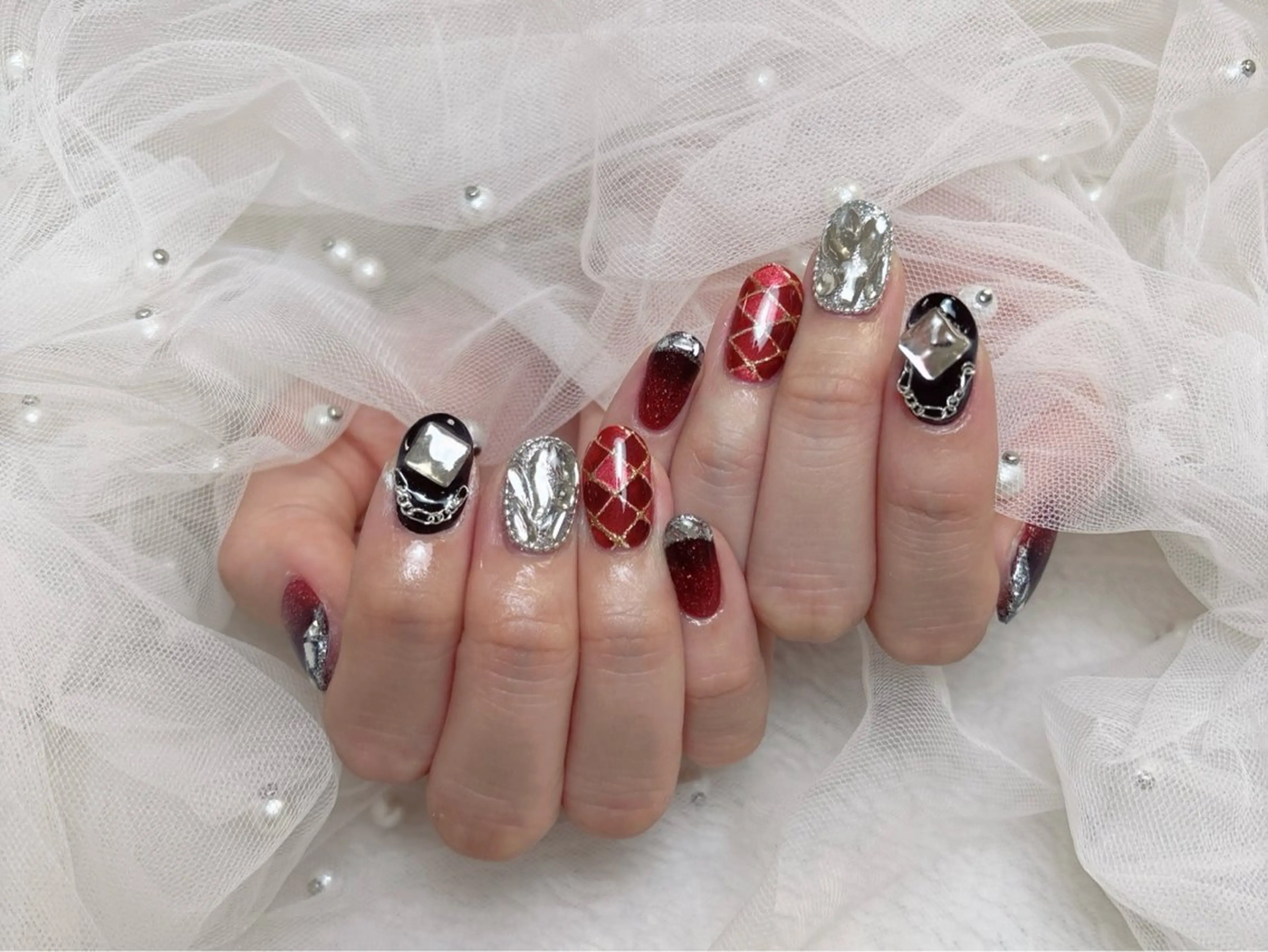 ネイル ハンドネイル ハンドケア R1🎀Nail💕 池袋東口店のネイルデザイン