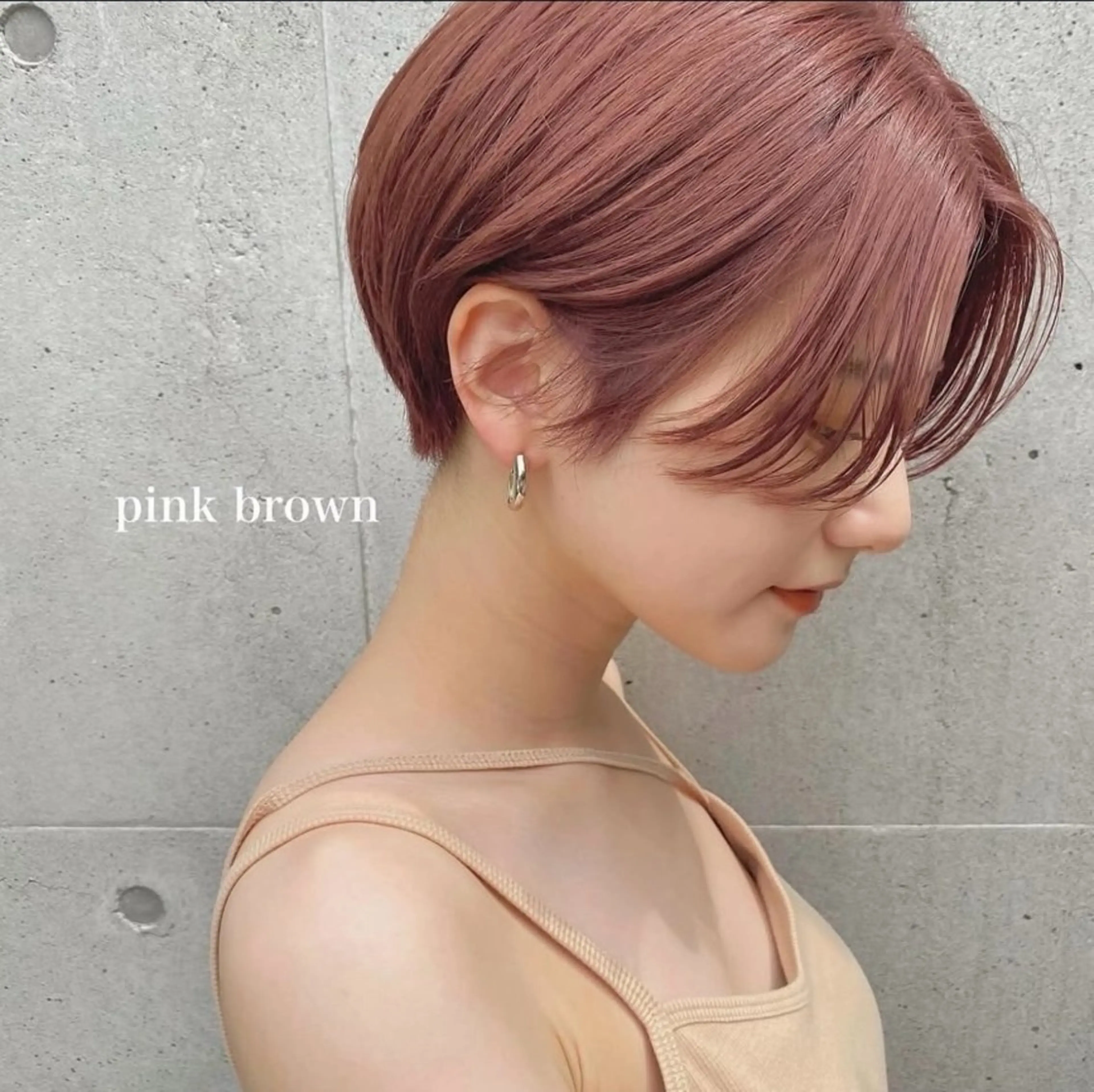 ショート ハンサムショート ショートヘア レイヤー小顔ショート 吉田ジョウのヘアスタイル