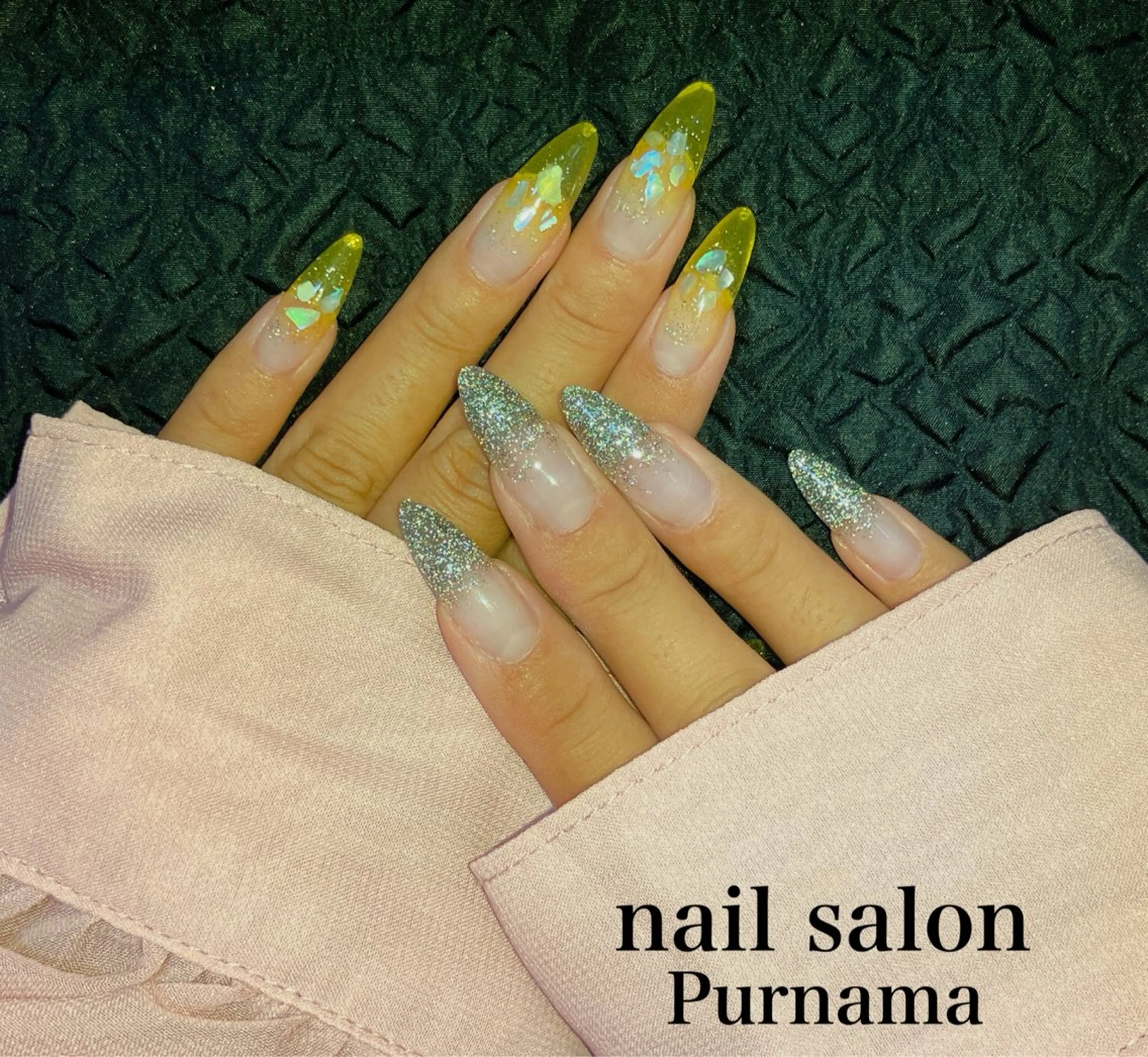 ネイル ハンドネイル Purnama(ﾌﾟﾙﾅﾓ)所属・Purnama あきのネイルデザイン
