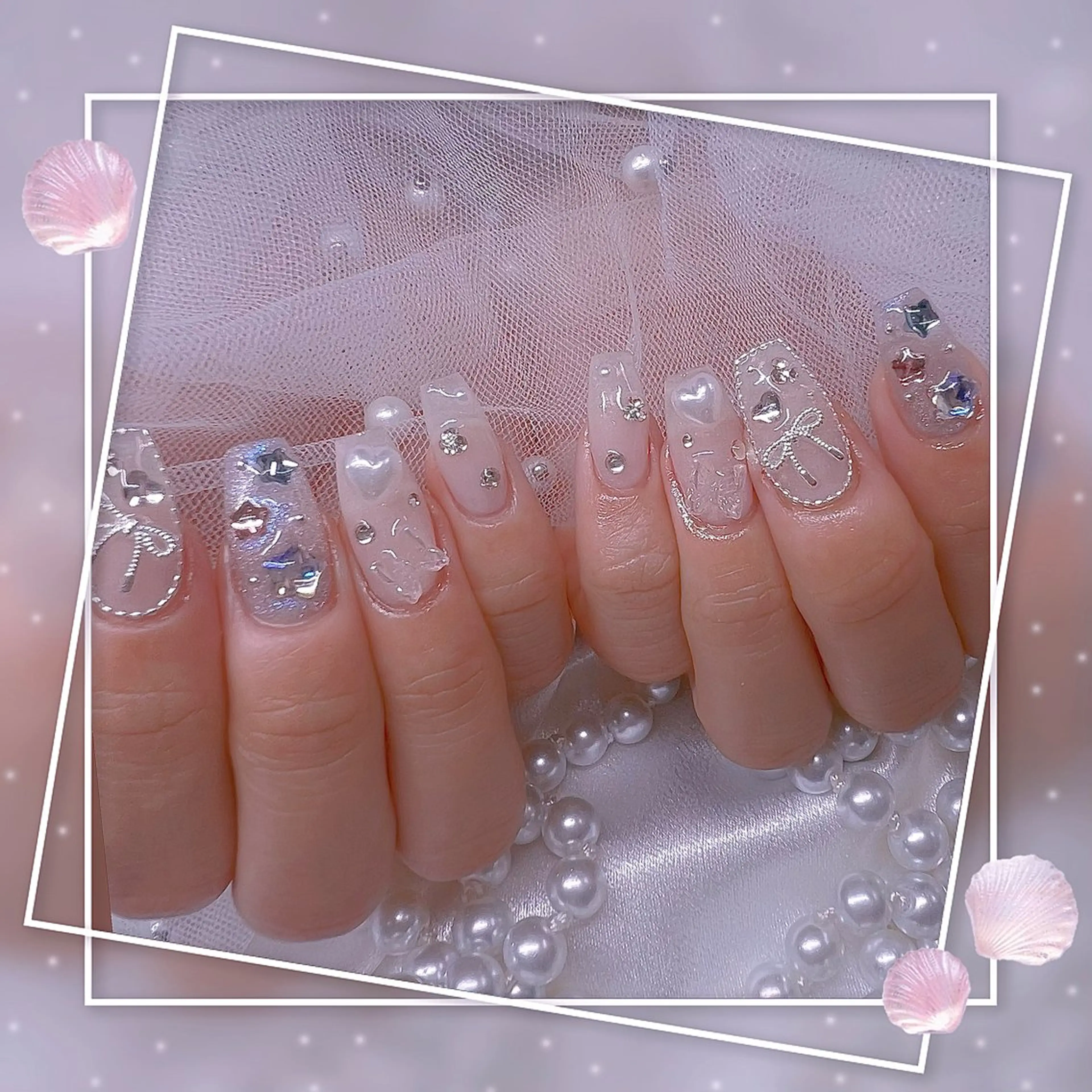 ネイル グラデーション マグネットネイル ピンク ワンホンネイル Chill Nailsalonのネイルデザイン