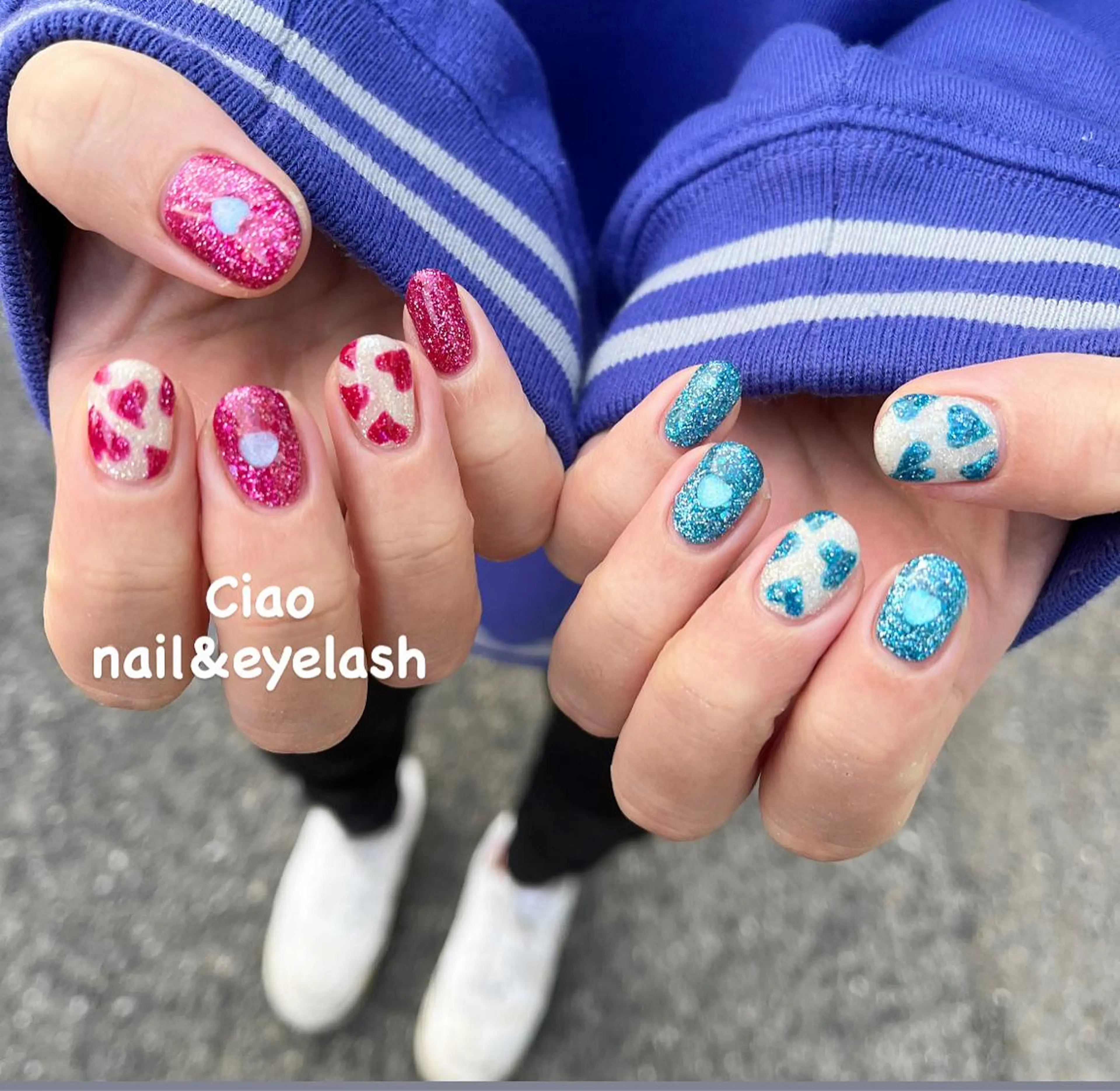 ネイル アートネイル ジェルネイル ハート ニュアンスネイル シンプルネイル #Amin所属・#Amin nail salonのネイルデザイン