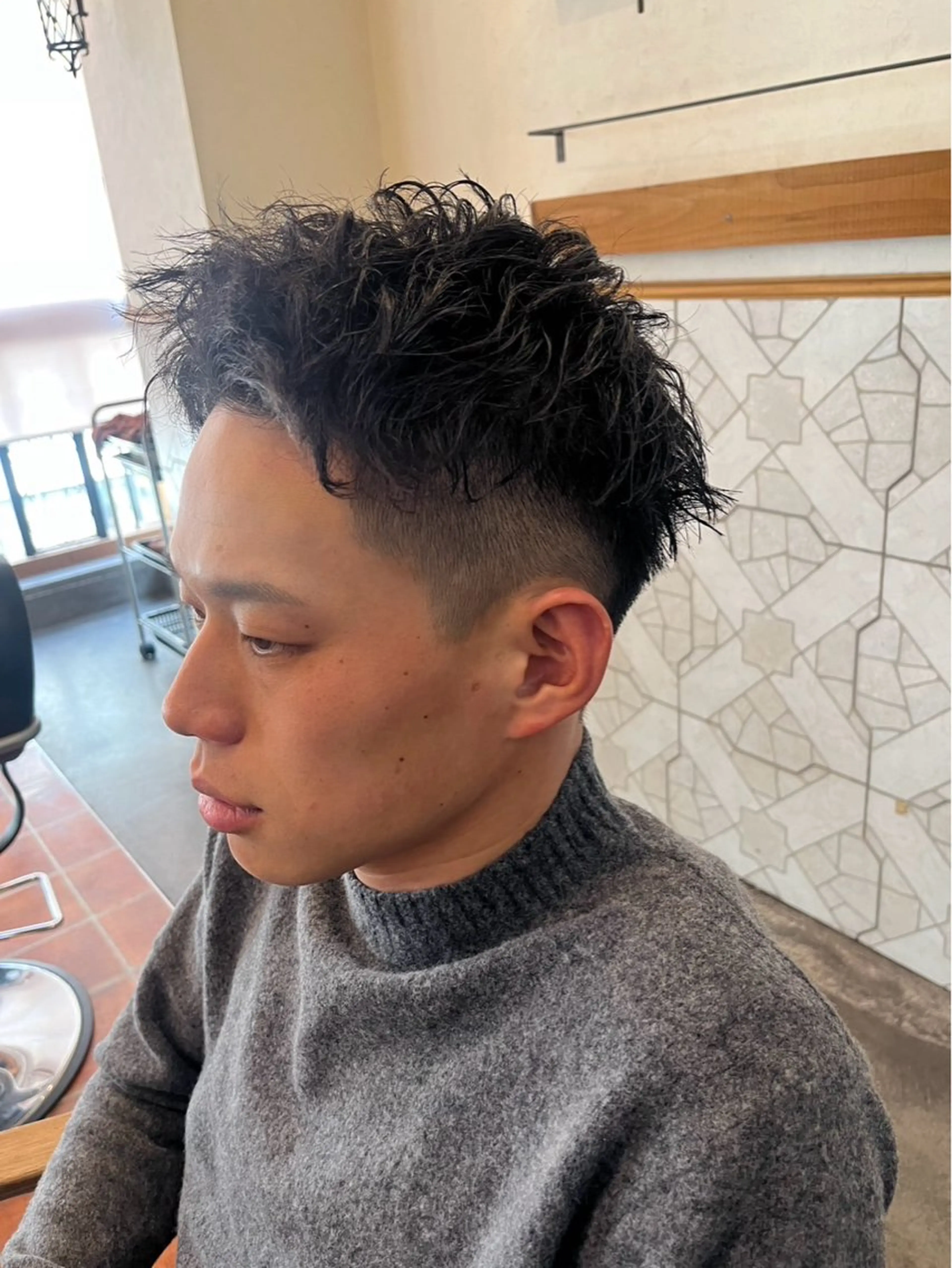 メンズ La fith hair　pur茶屋町店所属・momoka/茶屋町 /艶髪カラーのヘアスタイル