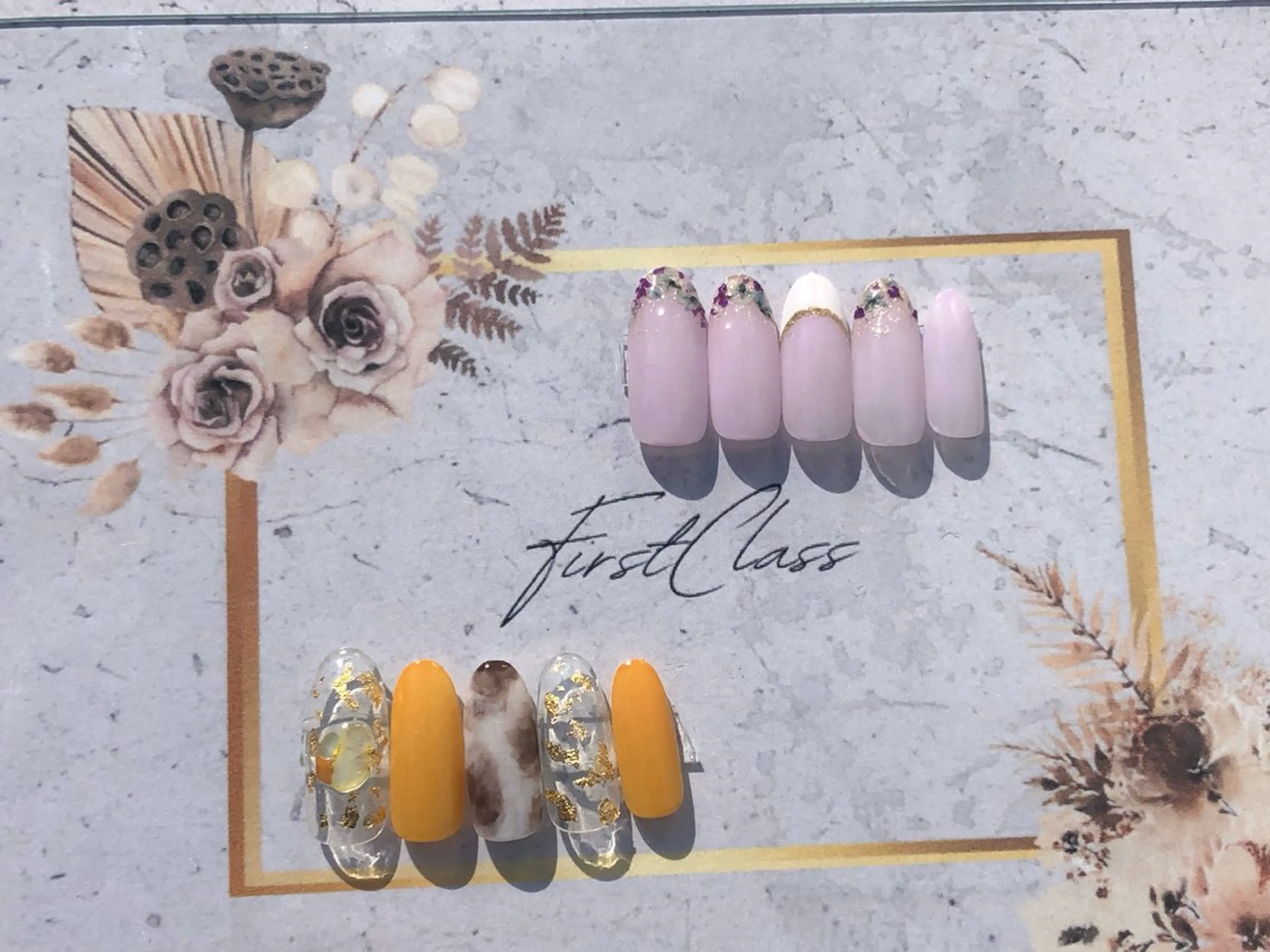 ネイル 長さ出し ハンドネイル 。 YURiのネイルデザイン