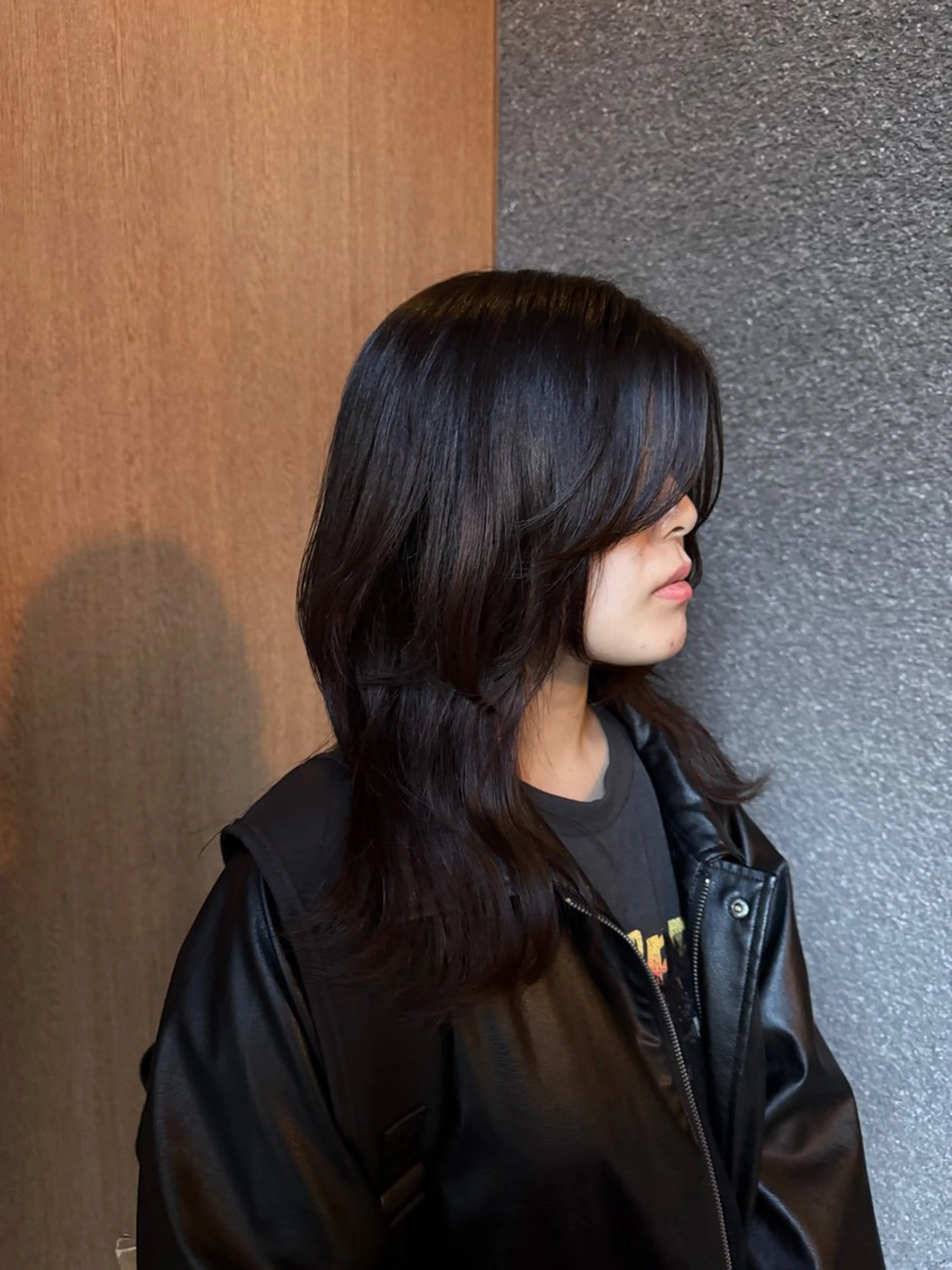 セミロング レイヤーカット ウルフカット ウルフレイヤー saki/Insta fleur_sakiのヘアスタイル