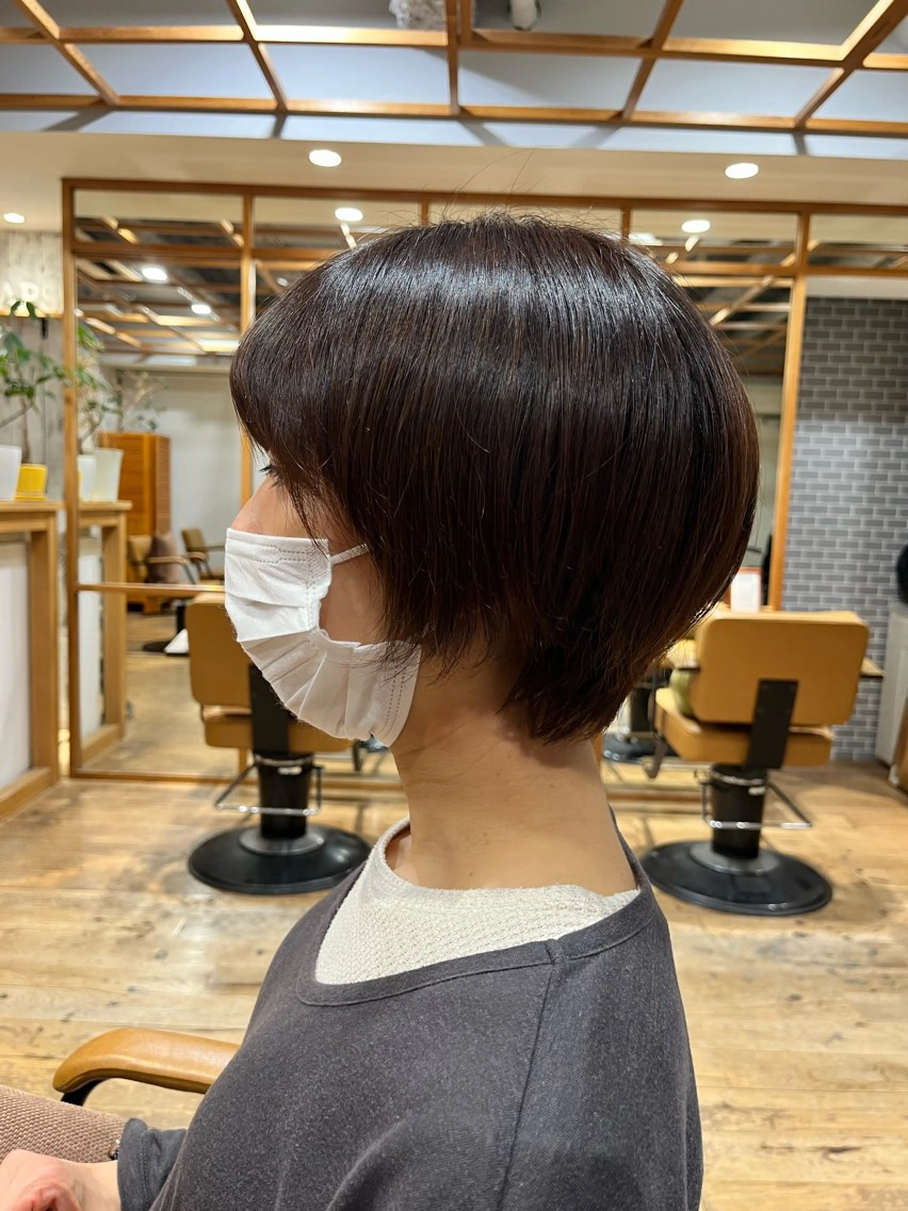ショート カラー CLAPS富岡所属・おの ももか /京急富岡のヘアスタイル