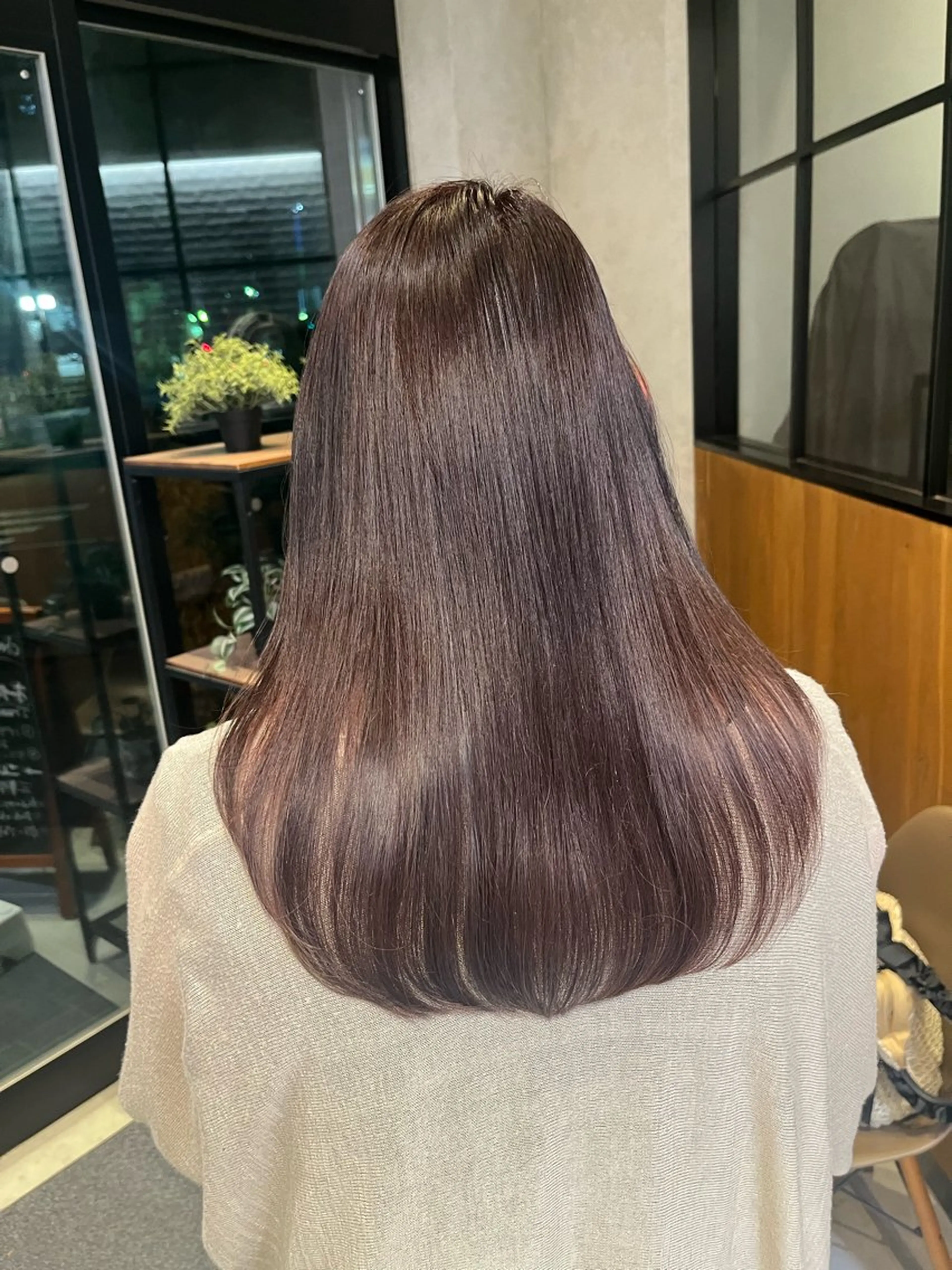 セミロング カラー ヘアアレンジ yuuri🎀/大宮 /韓国ヘア/レイヤーのヘアスタイル