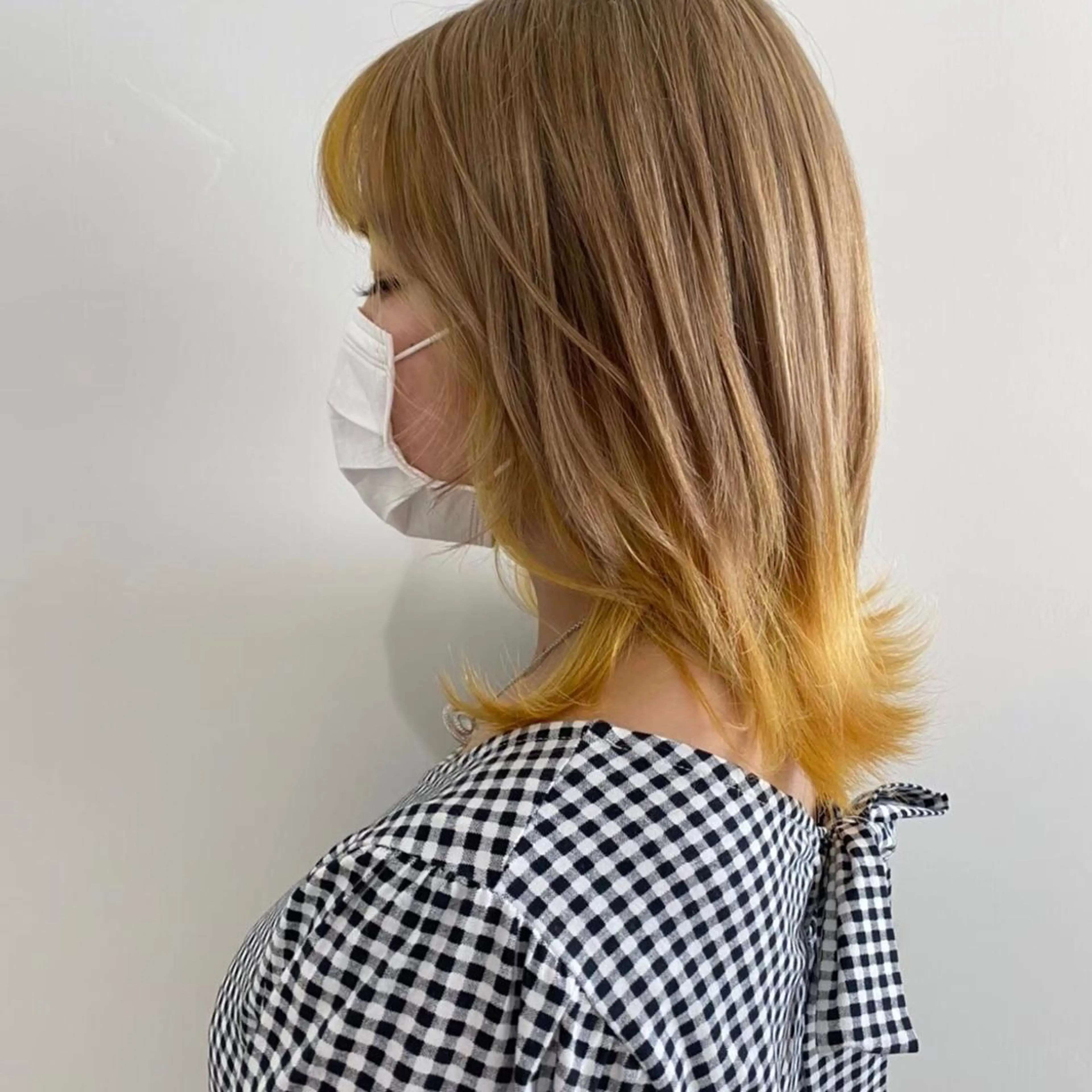 ミディアム カラー お洒落パーマ/ 艶カラー/michiのヘアスタイル