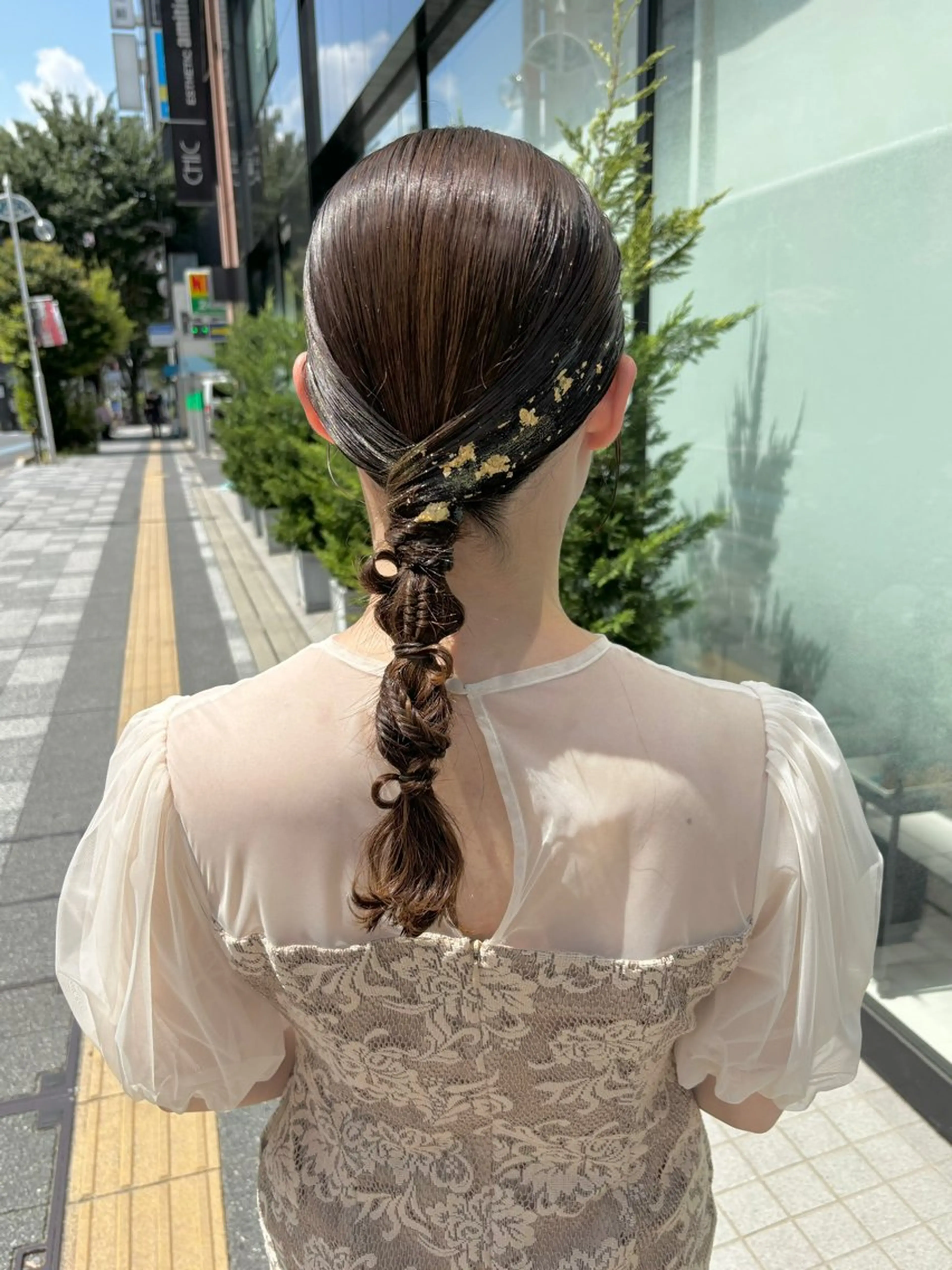 パーティーヘアセット👗💐✨の写真