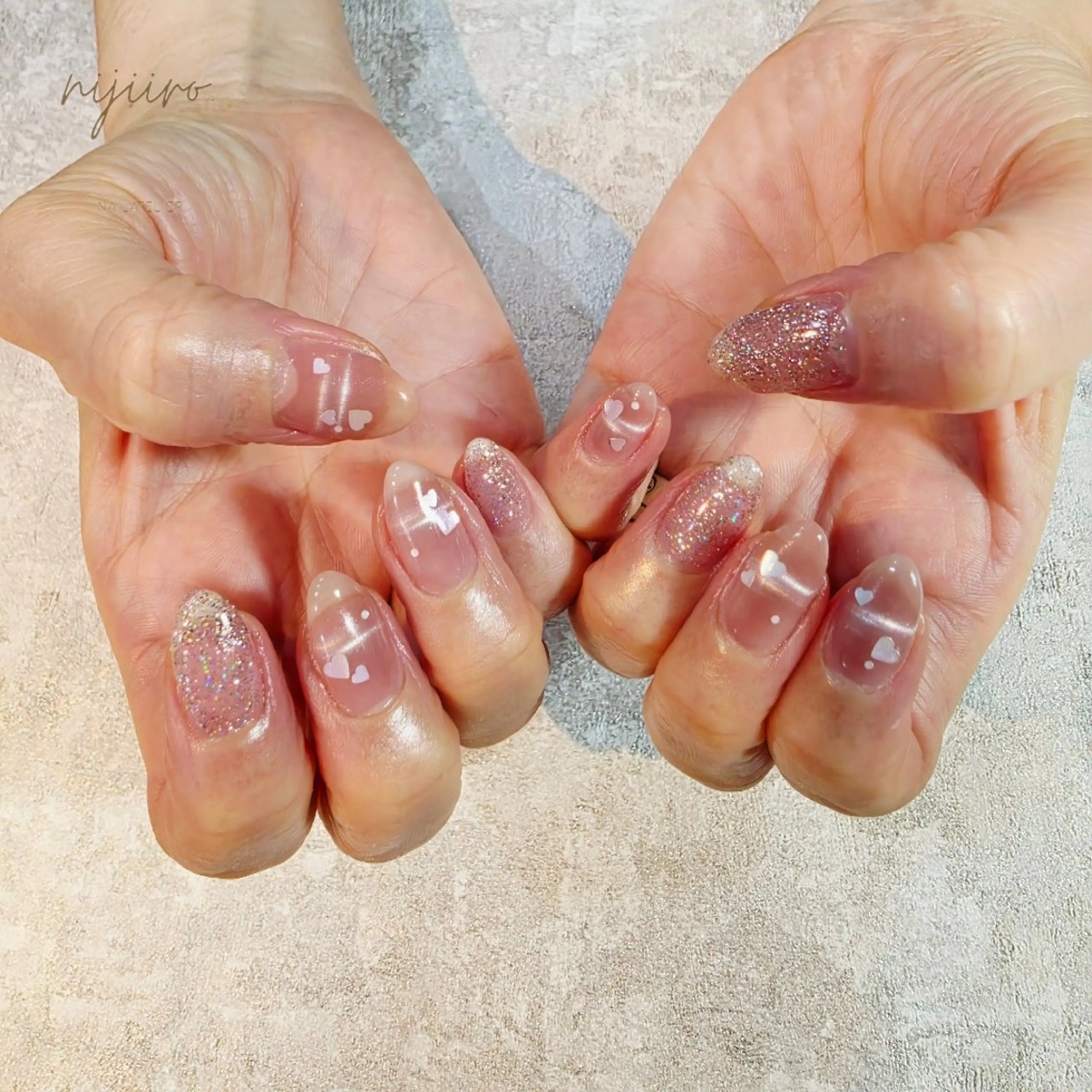 ネイル ハンドネイル nailatelier nijiiro.所属・nijiiro🌈 サトウのネイルデザイン