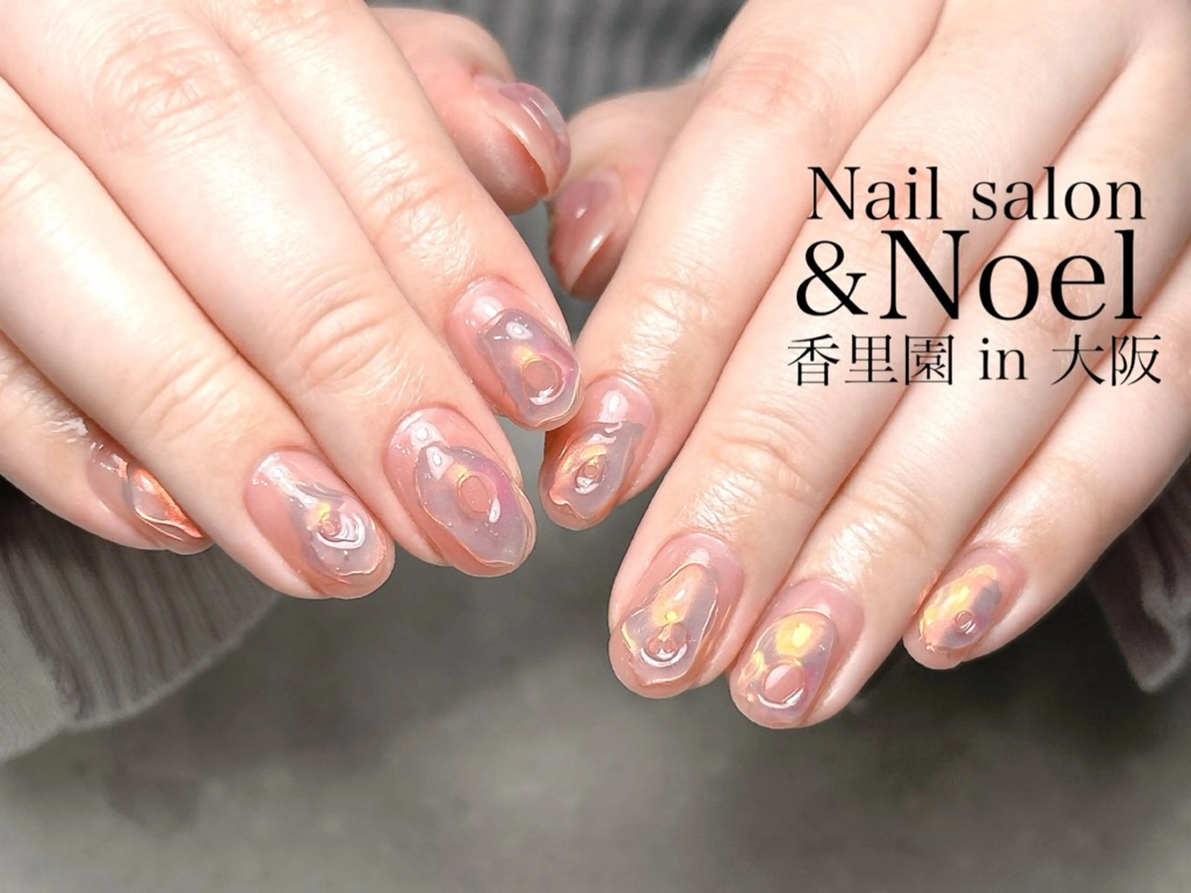 ネイル ハンドネイル Nailsalon  &Noel所属・もも 🍑のネイルデザイン