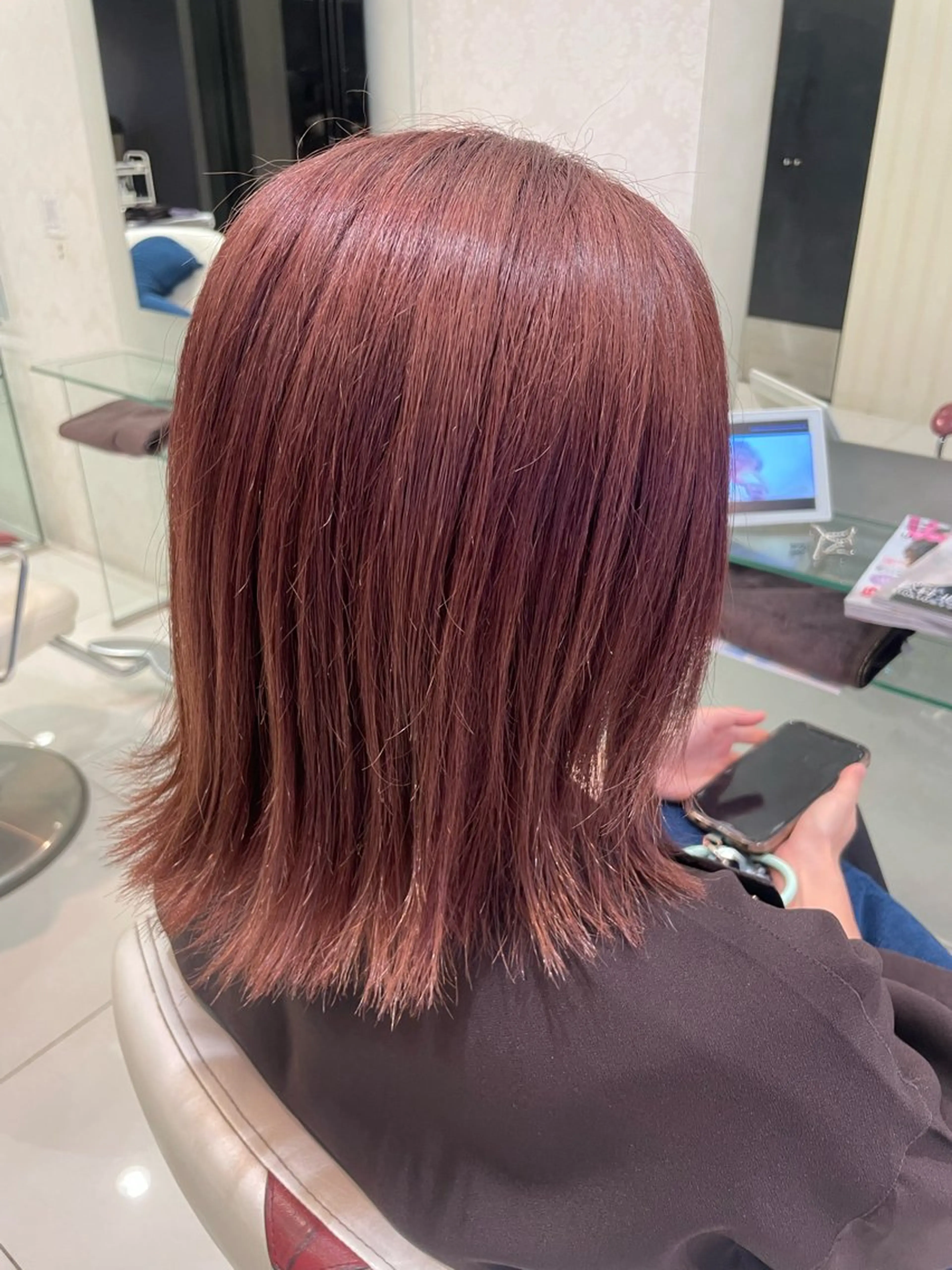 ミディアム 中河 美裕のヘアスタイル