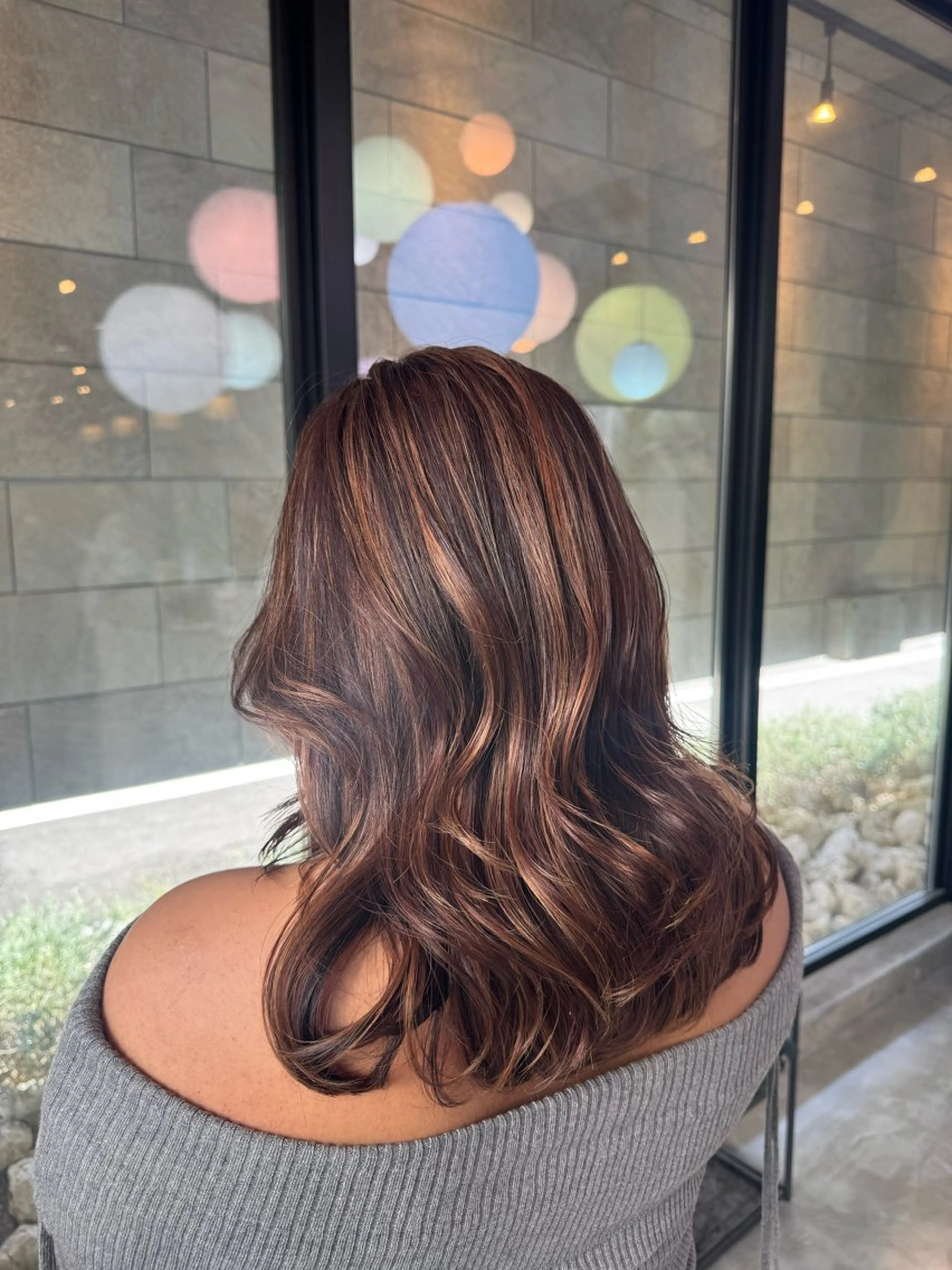 ロング カラー ヘアカラー 山本 望華のヘアスタイル