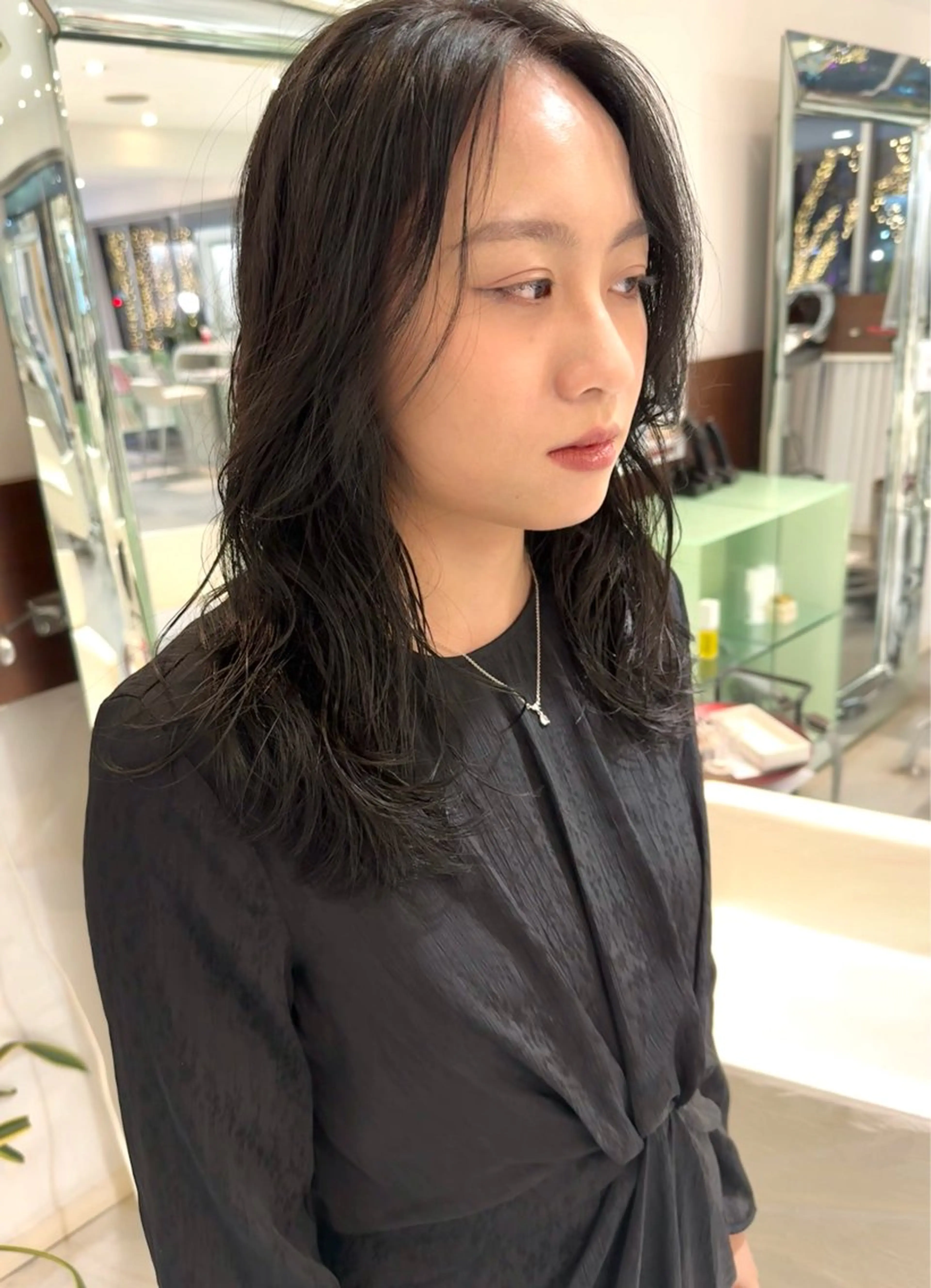 ミディアム パーマ カット パーマ トリートメント ZENKO表参道店所属・デジタルパーマ 🌀ボブ　萩原　龍のヘアスタイル