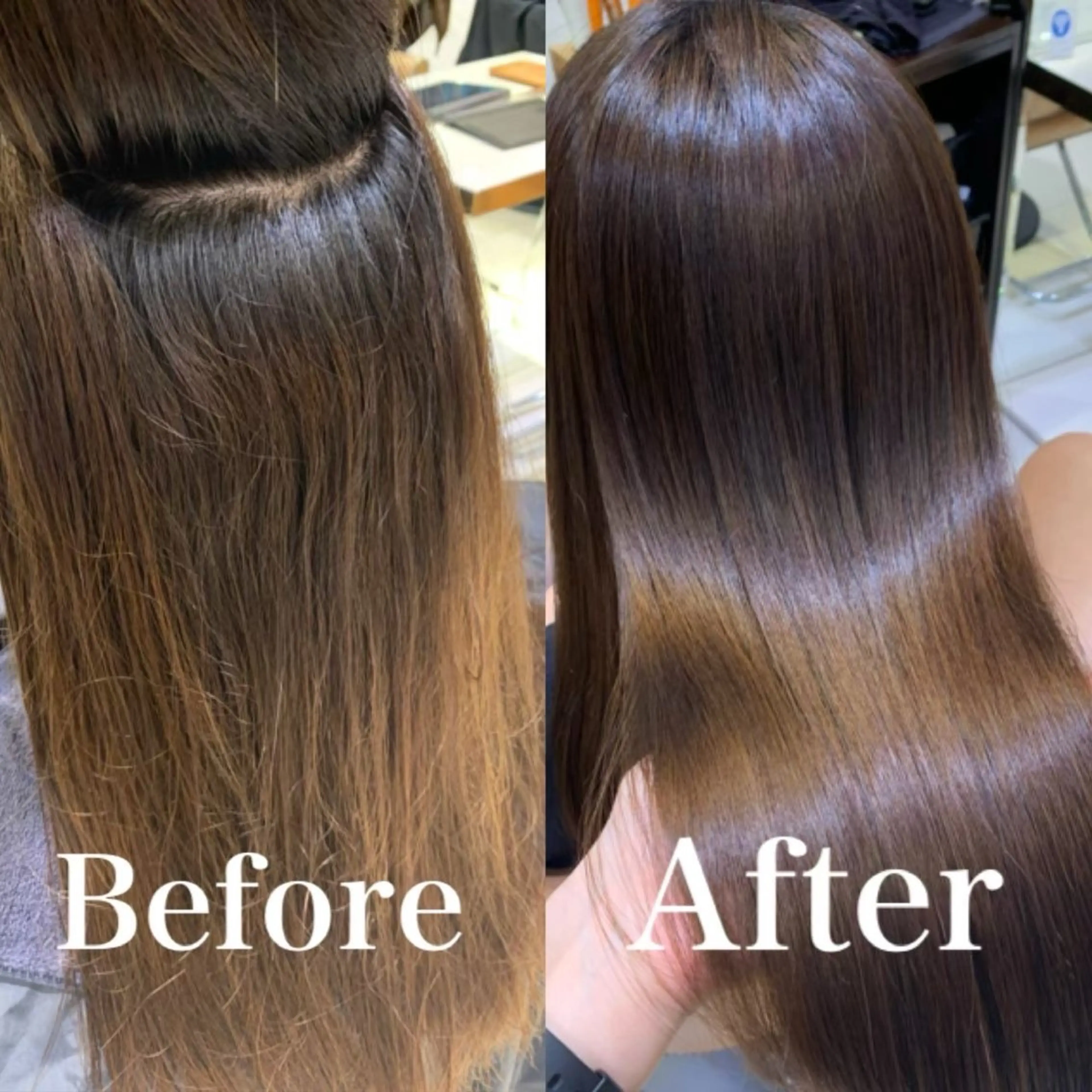 ロング 縮毛矯正 【くせ毛解消】縮毛 髪質改善✨たくみ✨のヘアスタイル