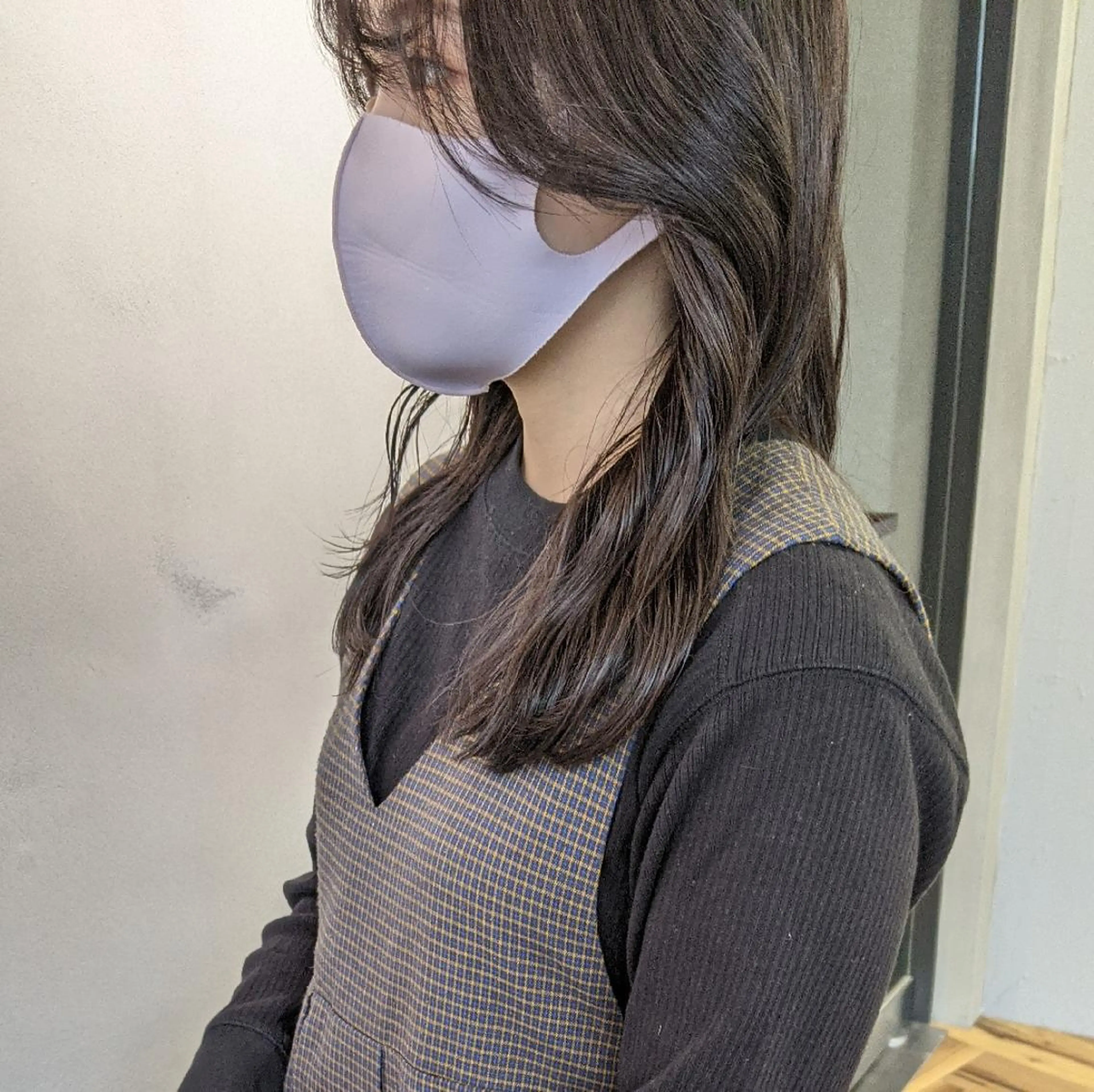 ロング カラー アッシュ ベージュカラー 透明感カラー PRIVATE SALON EYES所属・EYES リアのマツエク・マツパデザイン