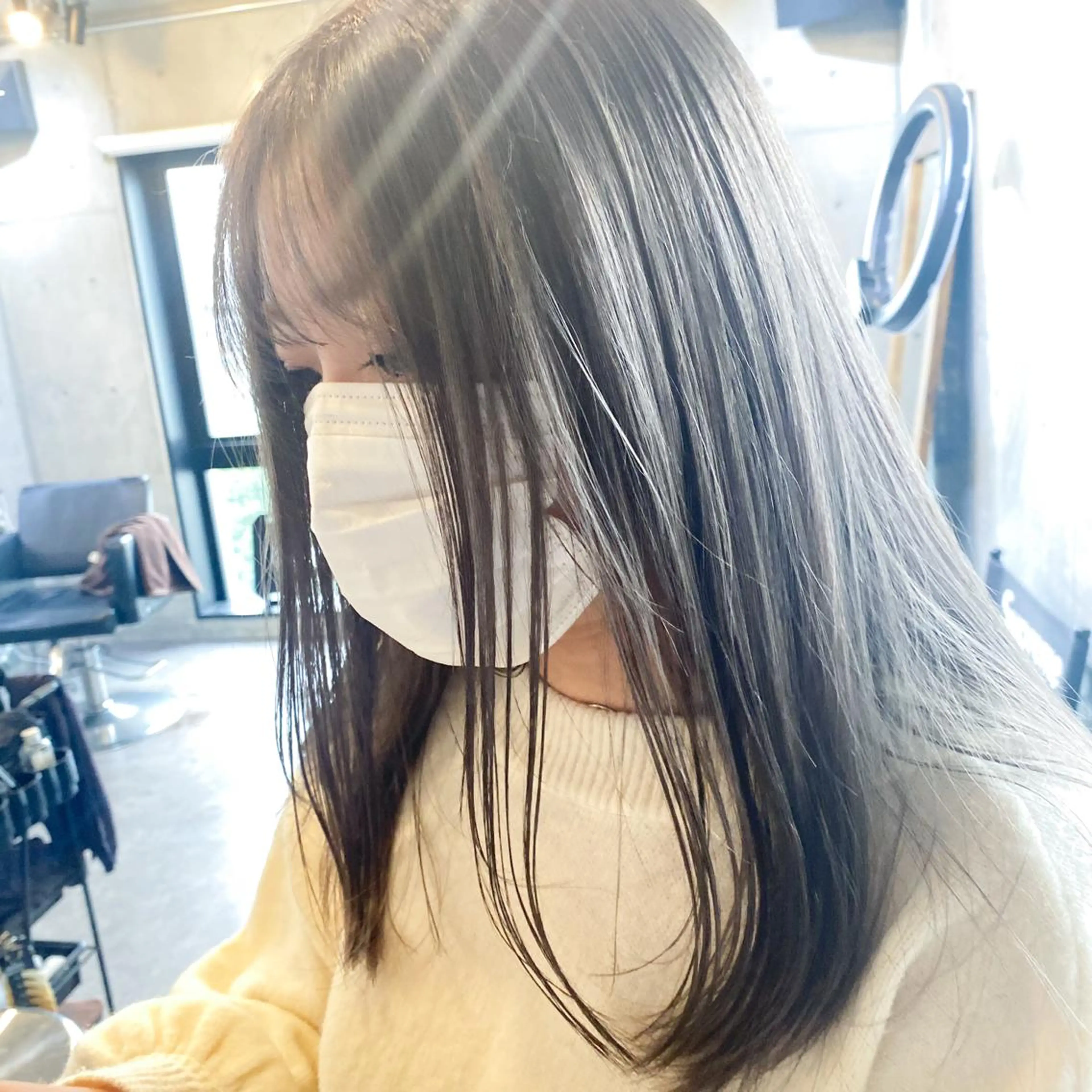 セミロング カラー カット ヘアカラー トリートメント ヘッドスパ 大宮 / ボブ特化 永井竜也のヘアスタイル