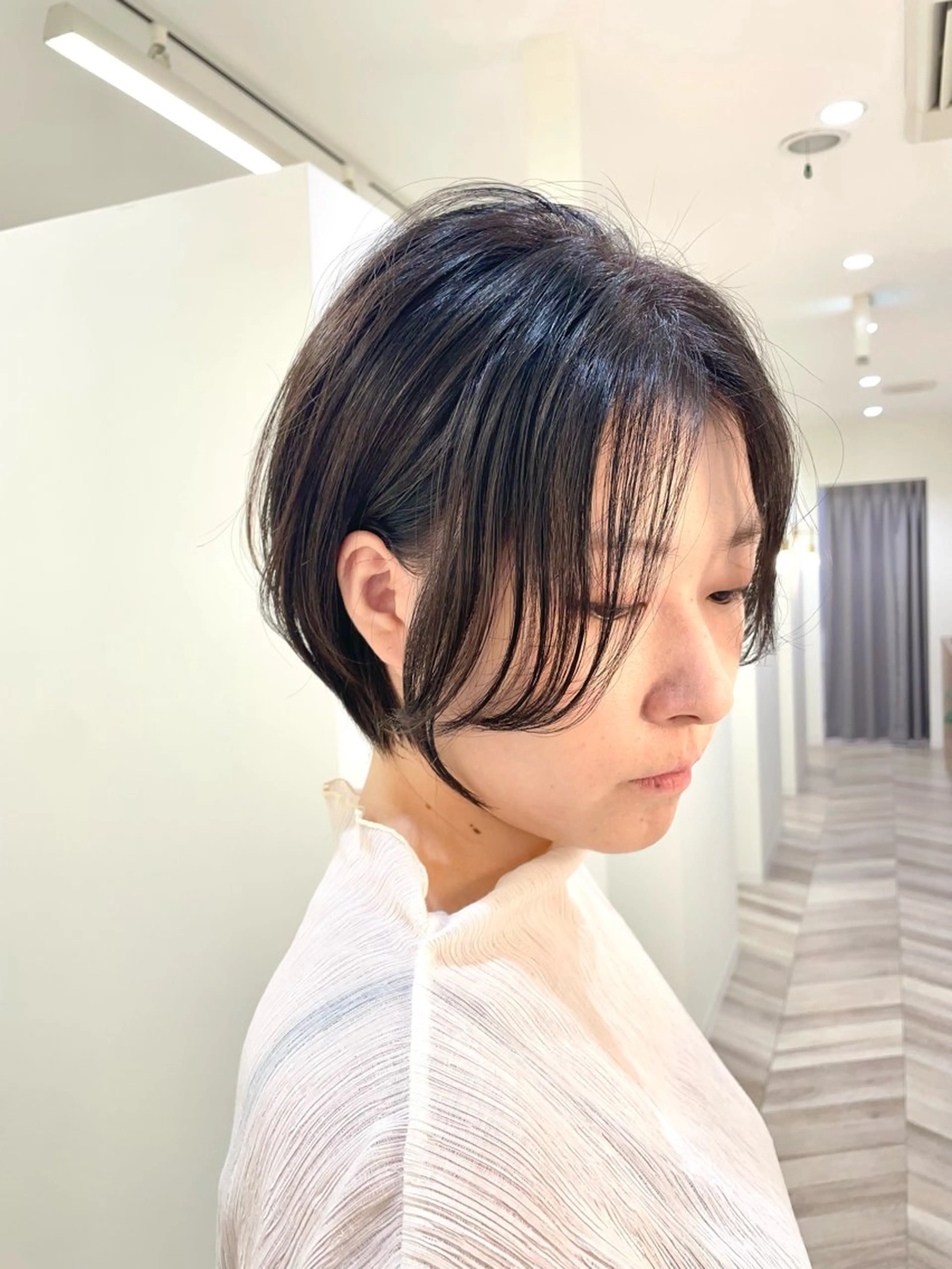 カット+白髪染めリタッチ+oggi otto 3ステップトリートメントの写真