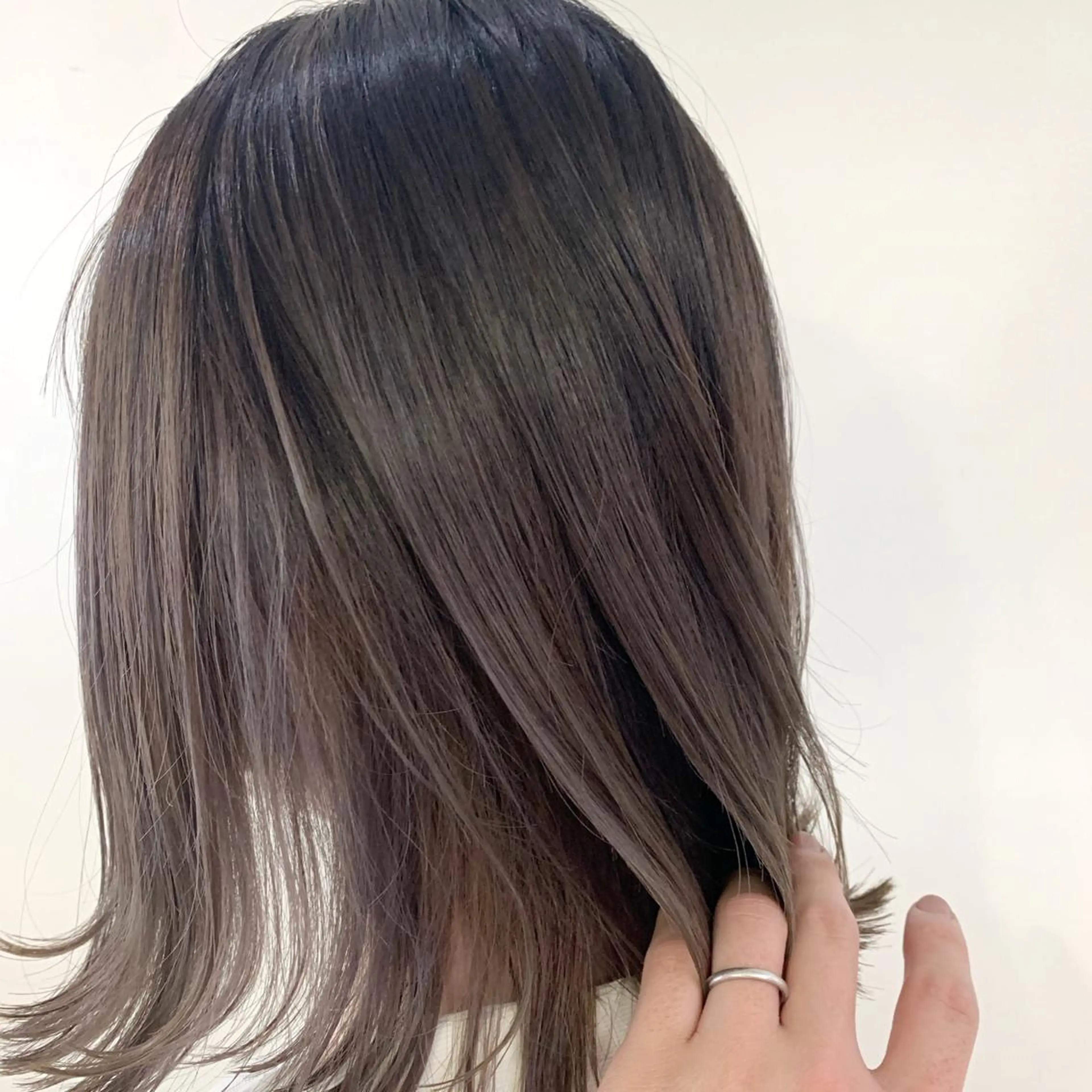 ミディアム カラー カット ヘアカラー トリートメント ボブ/大人ヘア k-two濱田のヘアスタイル