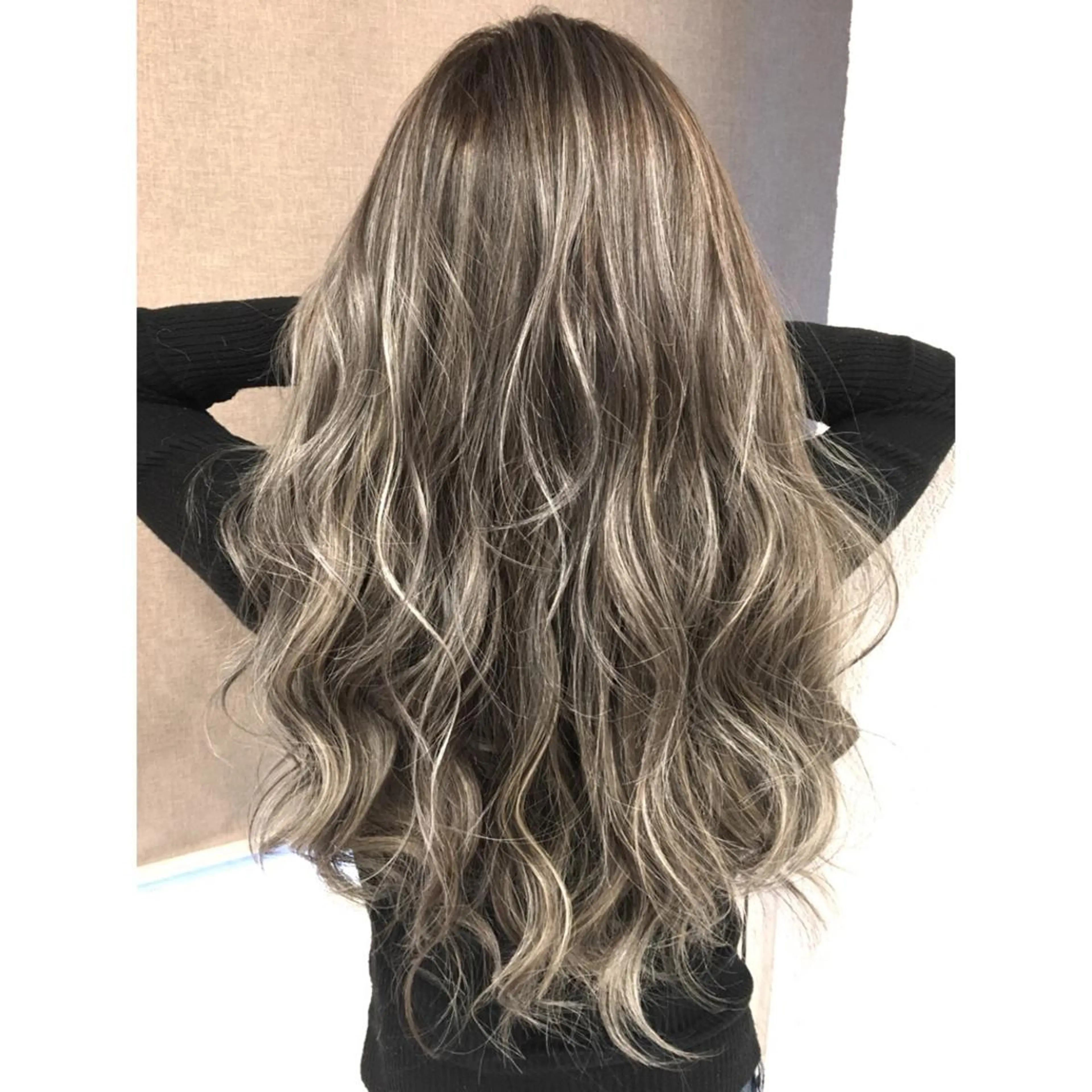 ロング カラー ヘアアレンジ ネイル マツエク・マツパ ハイライトカラー 3Dハイライト ハイライト ヘアカラー トリートメント 井上 一平のヘアスタイル