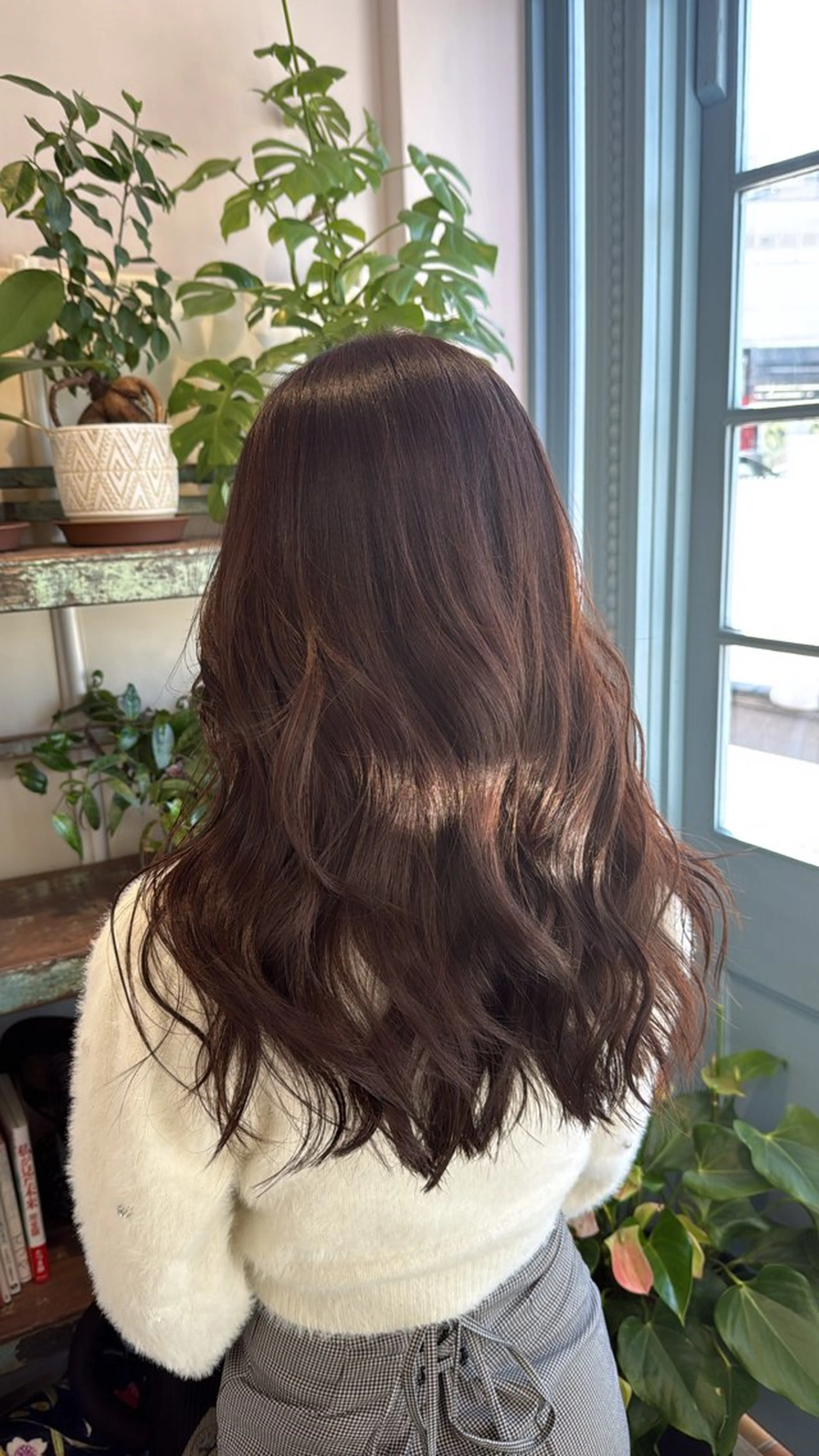 ロング カラー ブラウンカラー 透明感カラー 顔周りカット レイヤーカット カット ヘアカラー トリートメント Sakura .のヘアスタイル