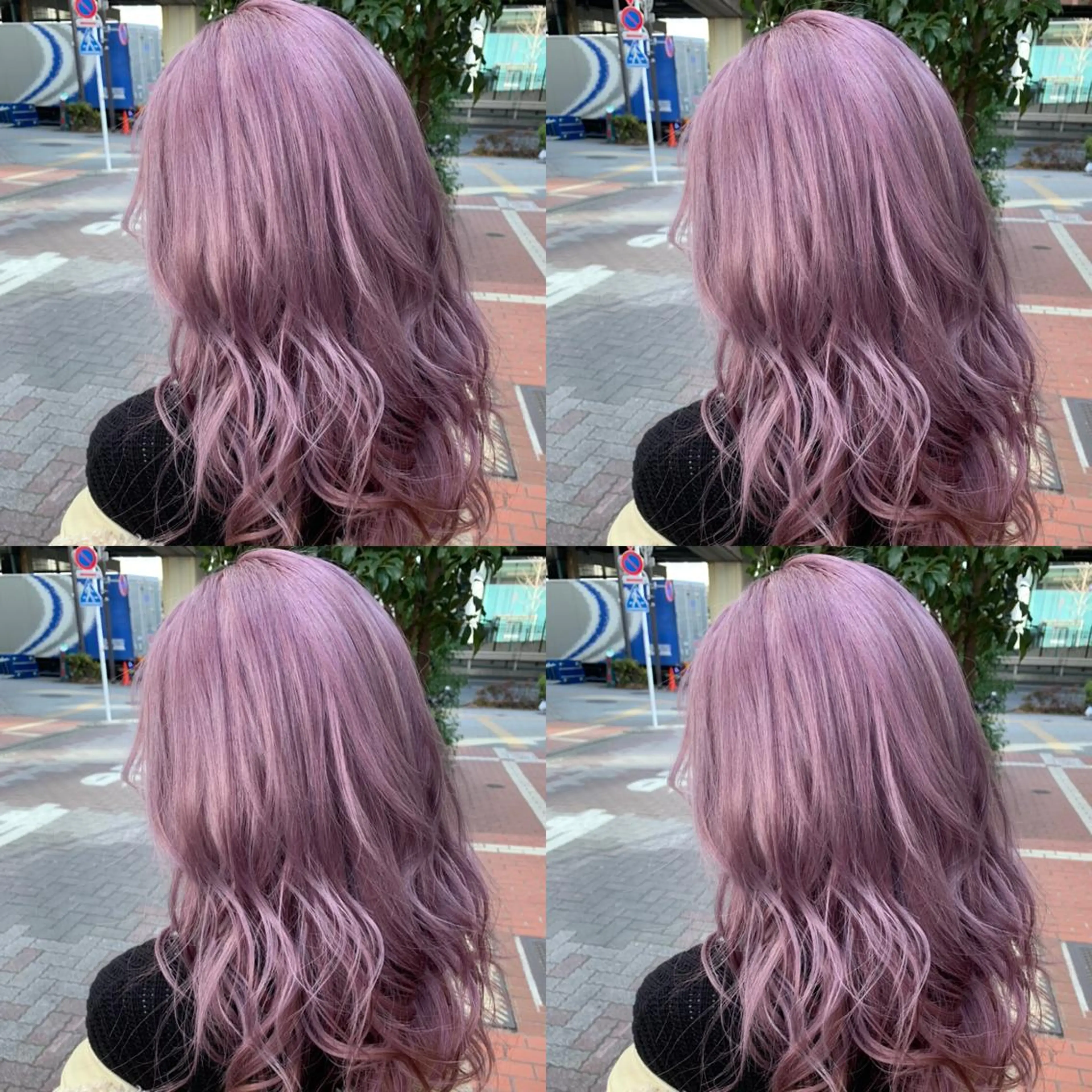 ミディアム ピンクラベンダー ✨髪質改善✖︎韓国 レイヤー✨ナカムラのヘアスタイル