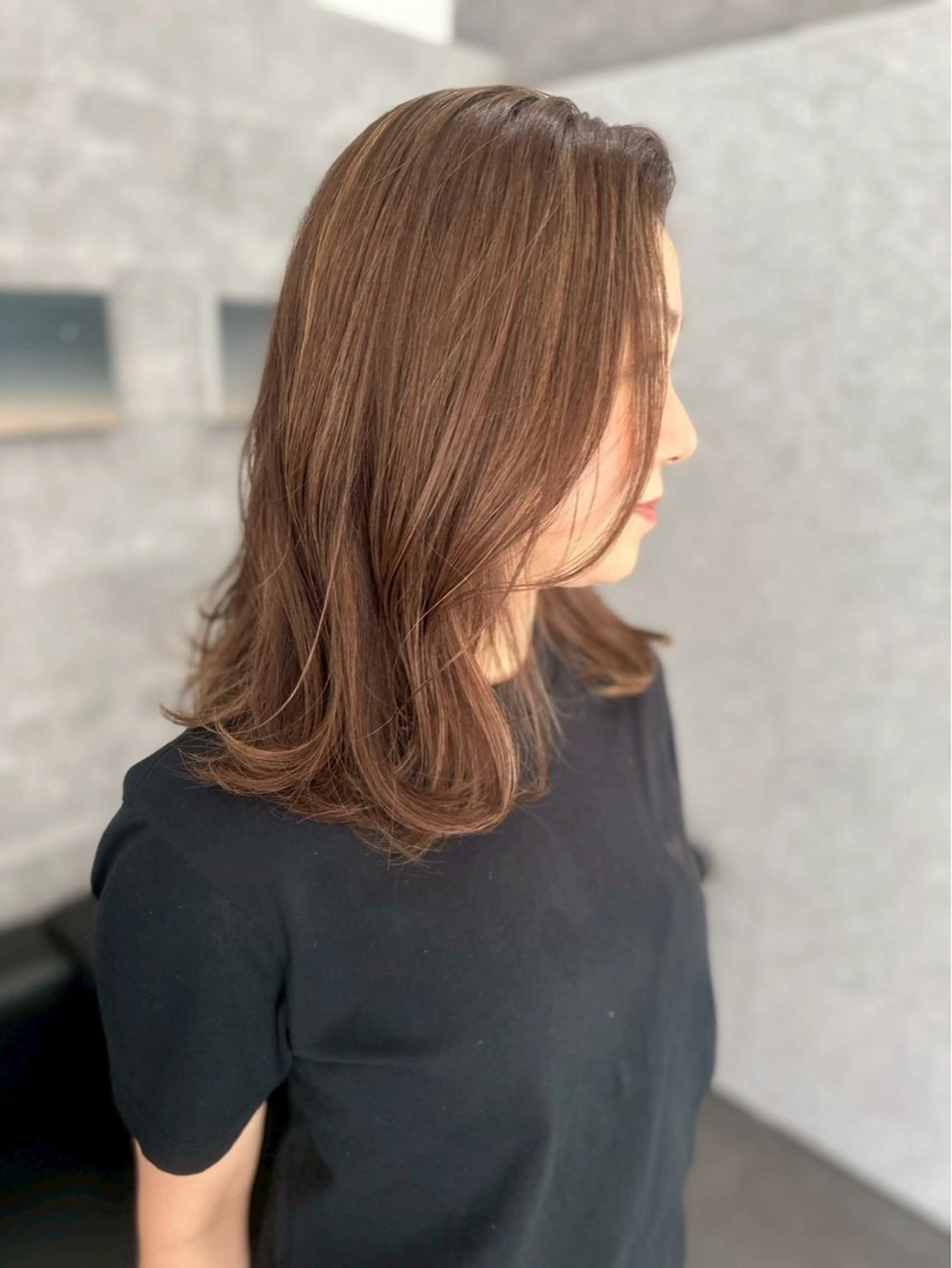 カラー 透明感カラー ヘアカラー パーソナルカラー診断 /似合わせカラーのヘアスタイル