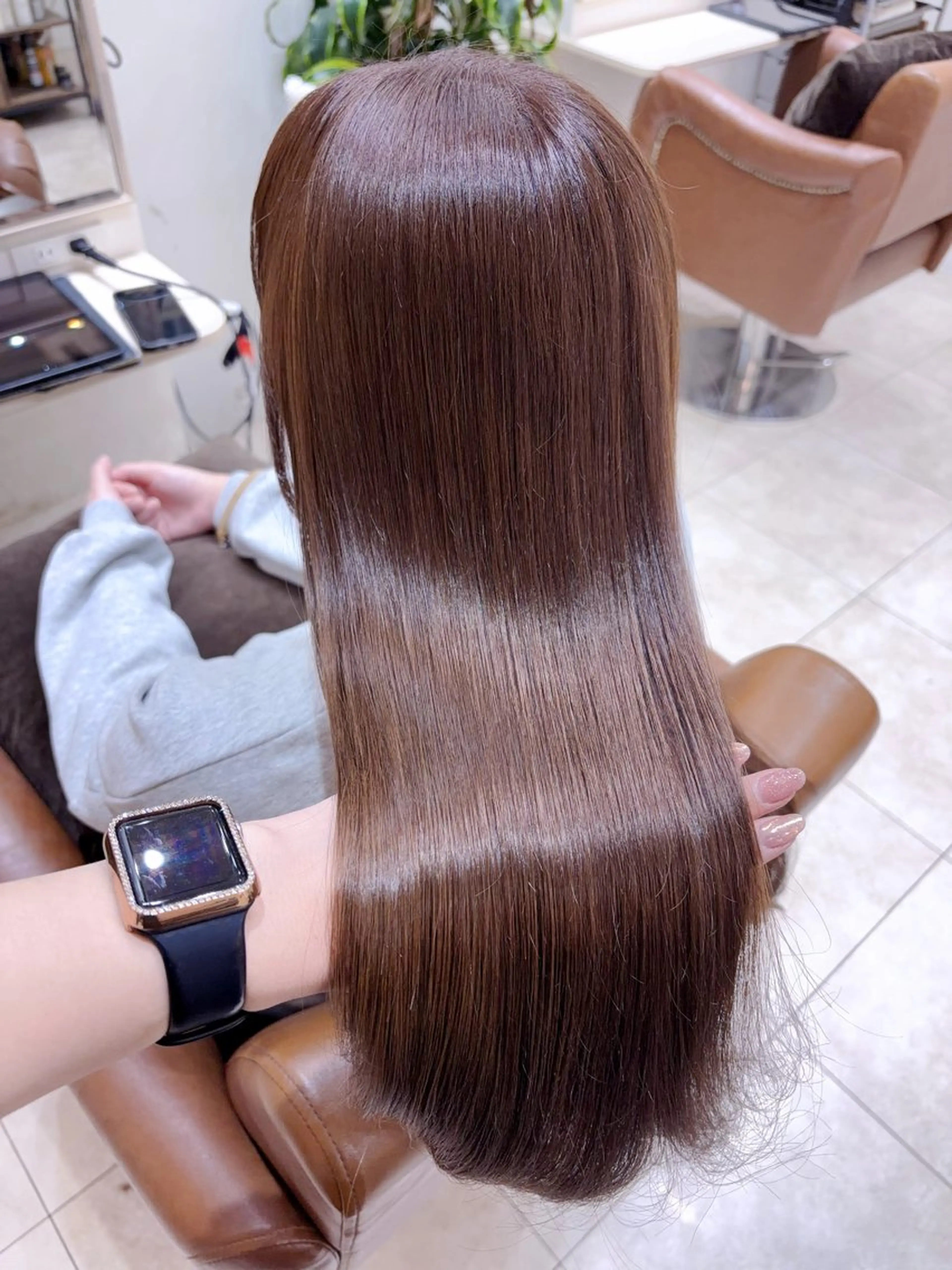 ロング カラー カット ヘアカラー トリートメント 村山 茉衣のヘアスタイル