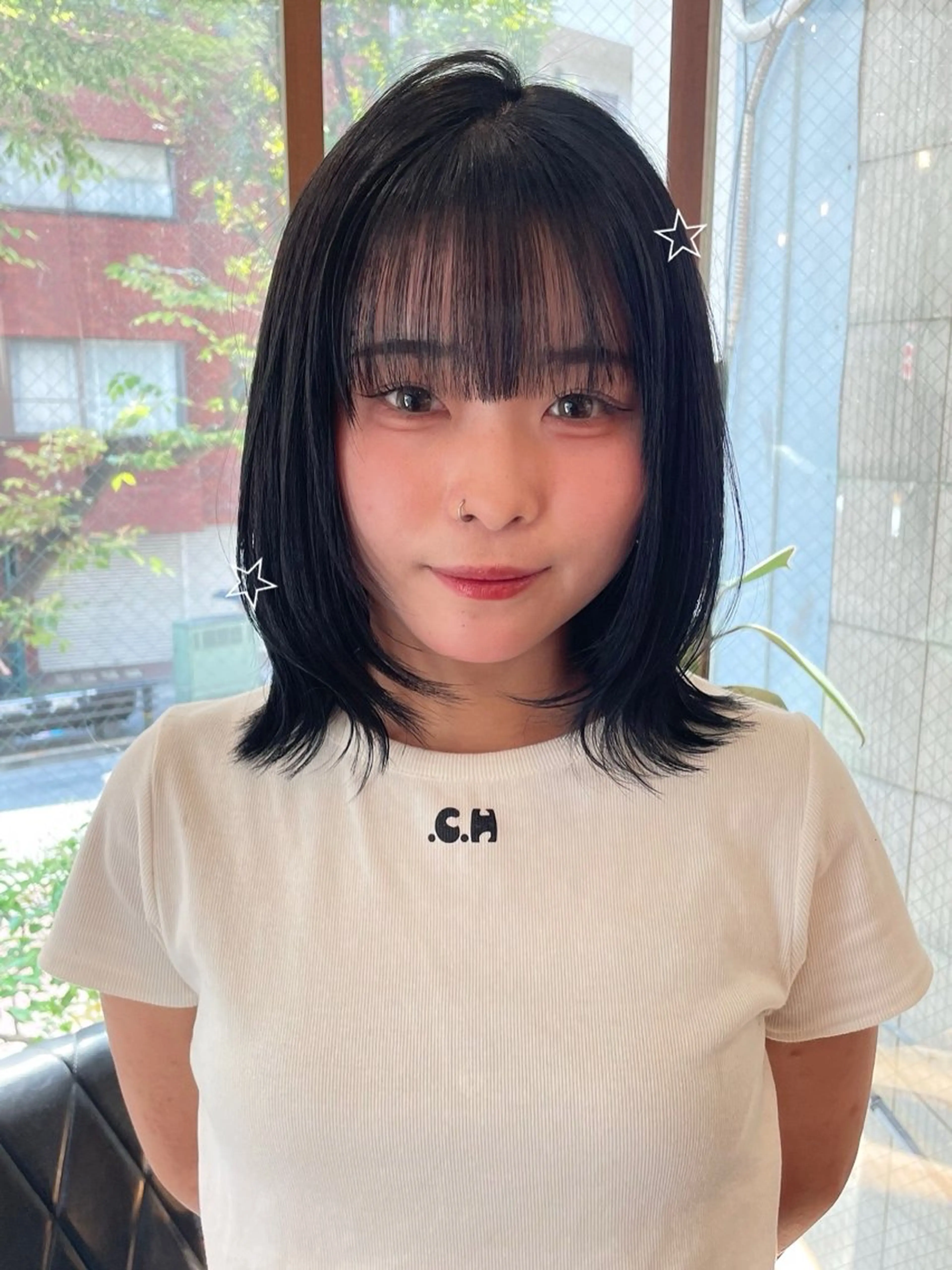 ミディアム ショート✂︎ ゆるパーマKANOのヘアスタイル