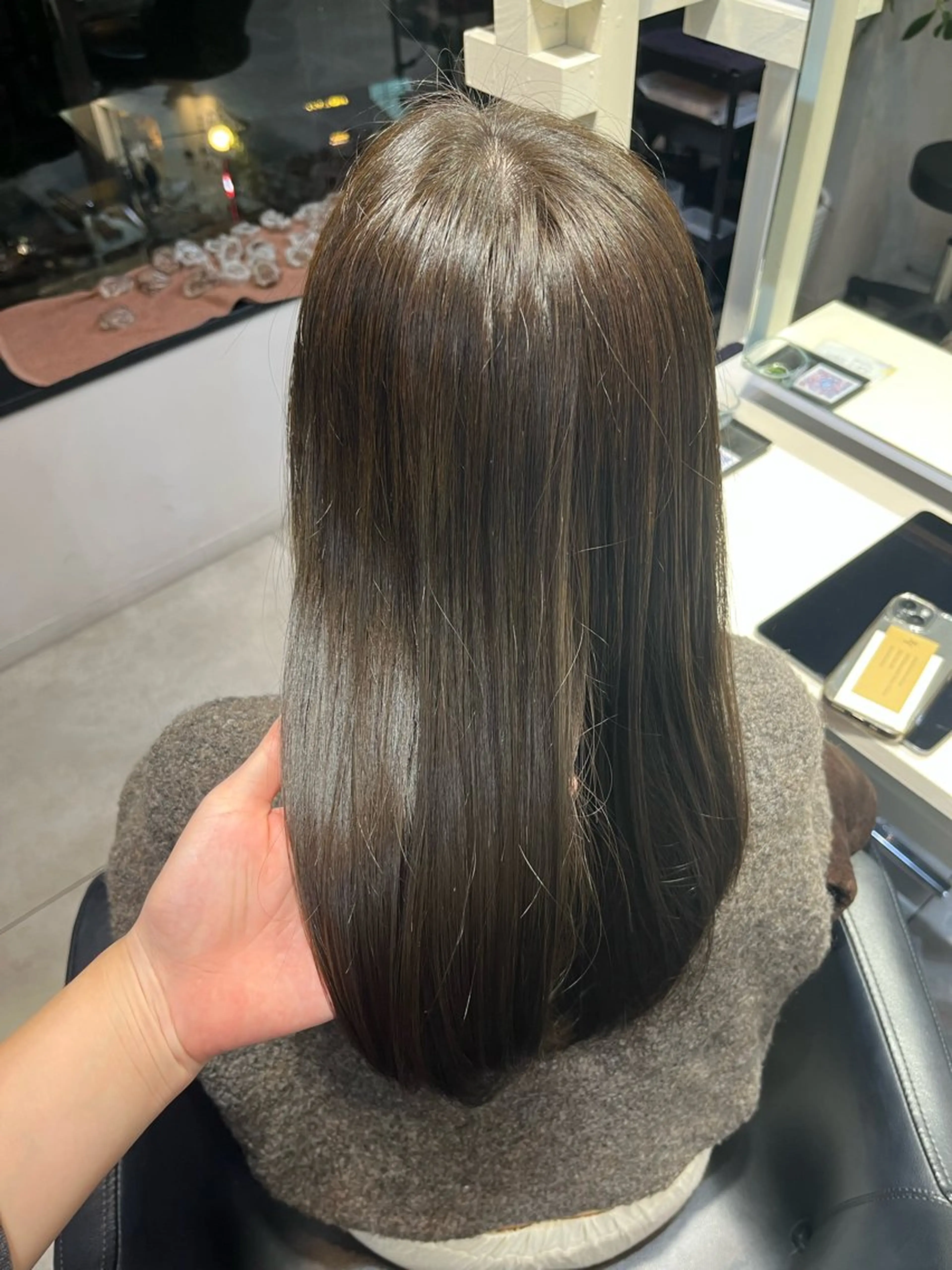 セミロング カラー ヘアカラー トリートメント 🎀愛されモテカラー 🎀/moeのヘアスタイル