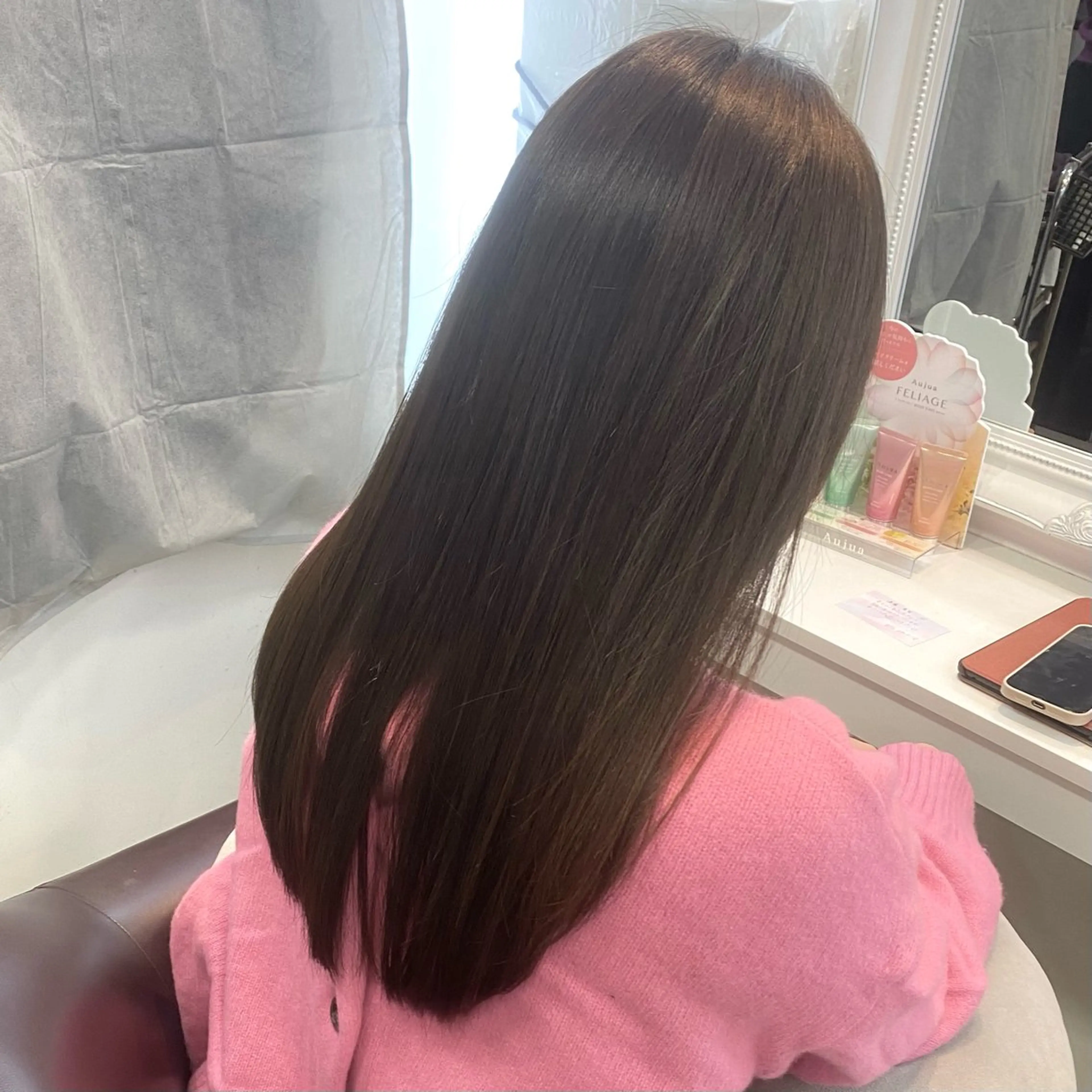 ロング カラー ベージュカラー 透明感カラー グレージュ ヘアカラー 𝑆𝐴𝑂𝑅𝐼 /大森🪞🎀のヘアスタイル