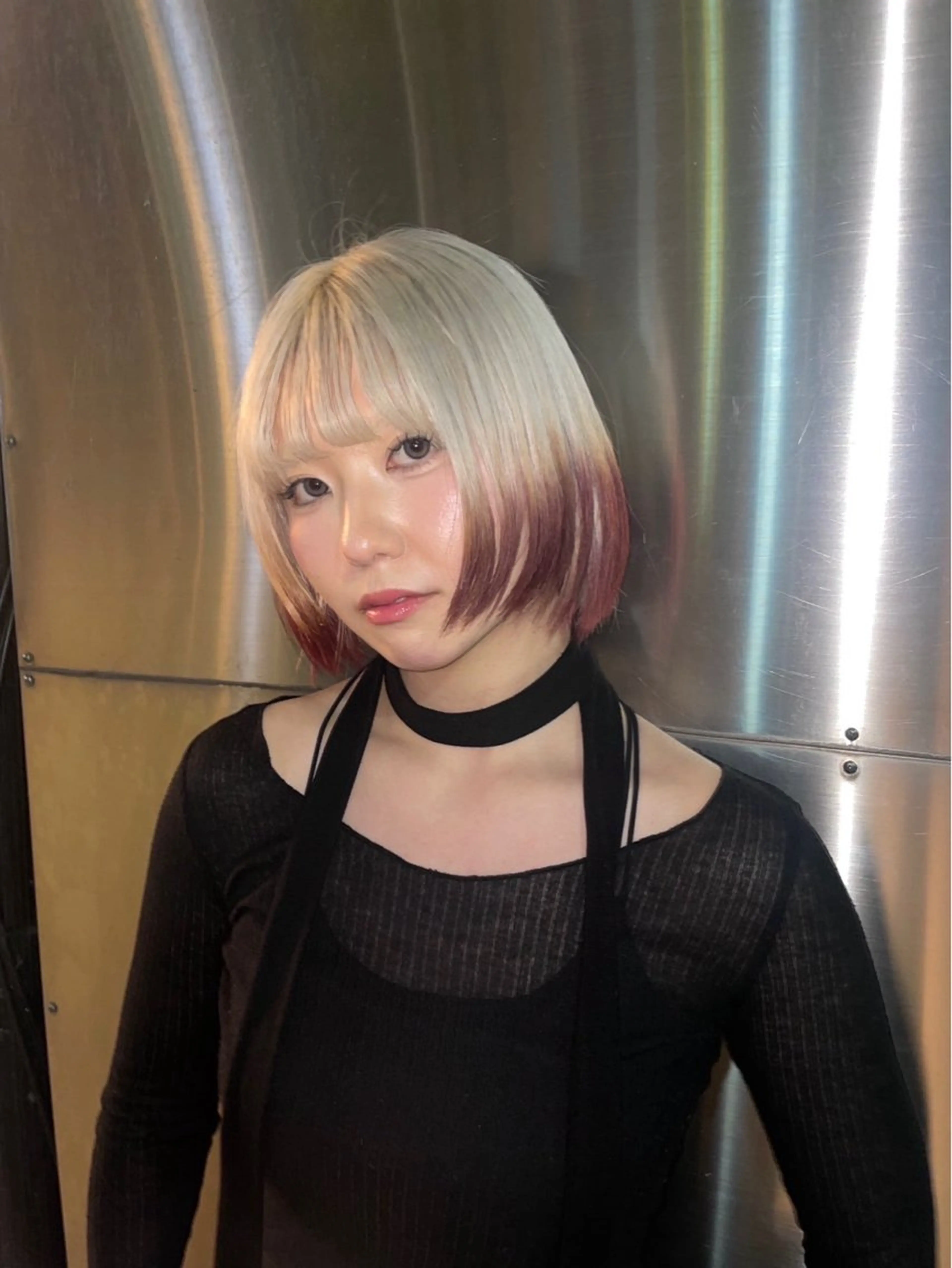 ショート カラー レッドカラー カット ヘアカラー トリートメント 🥇メンズパーマ /縮毛矯正/木村神心のヘアスタイル