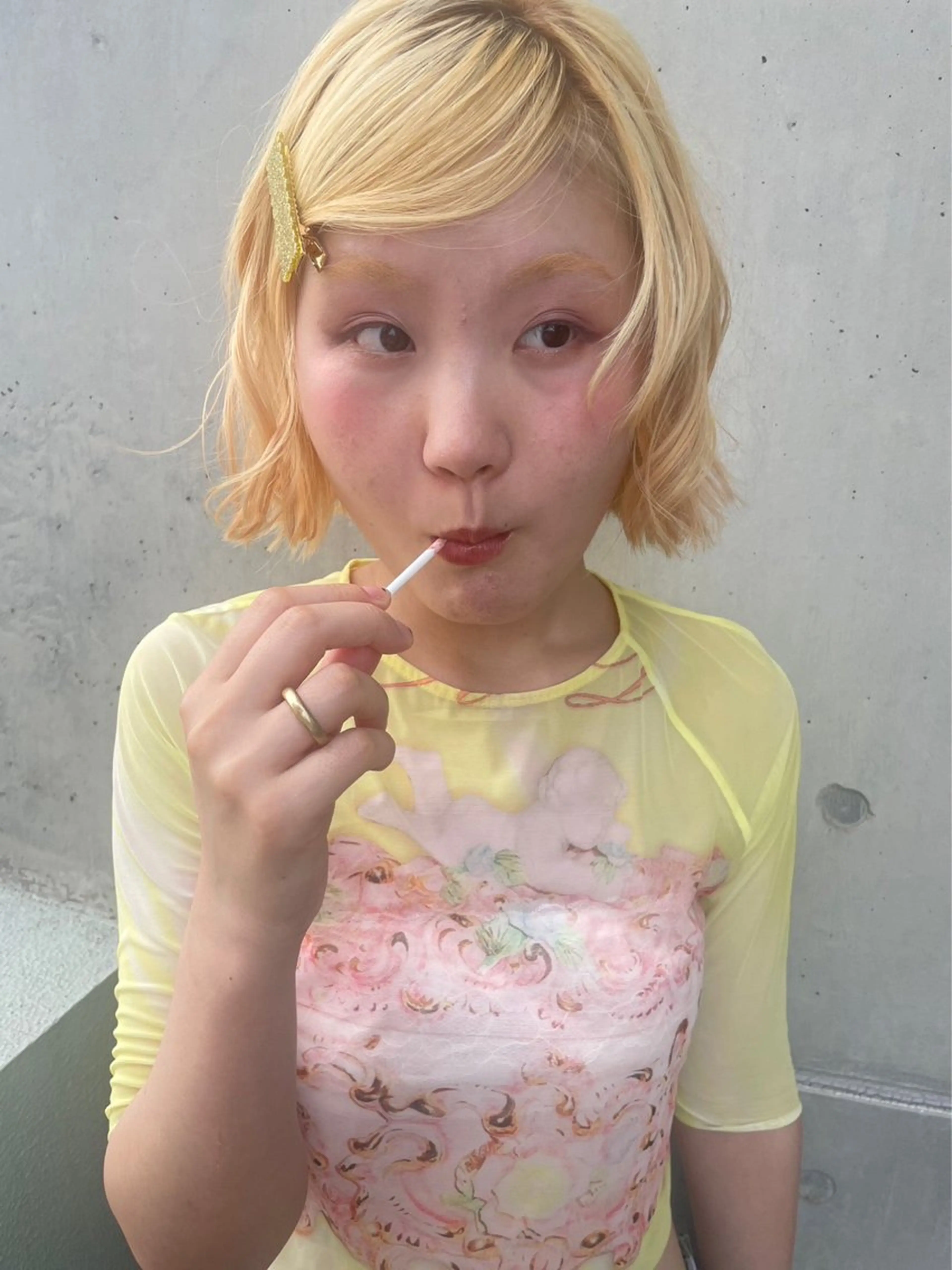 ショート カラー miumiu/恵比寿 カットモデル募集のヘアスタイル