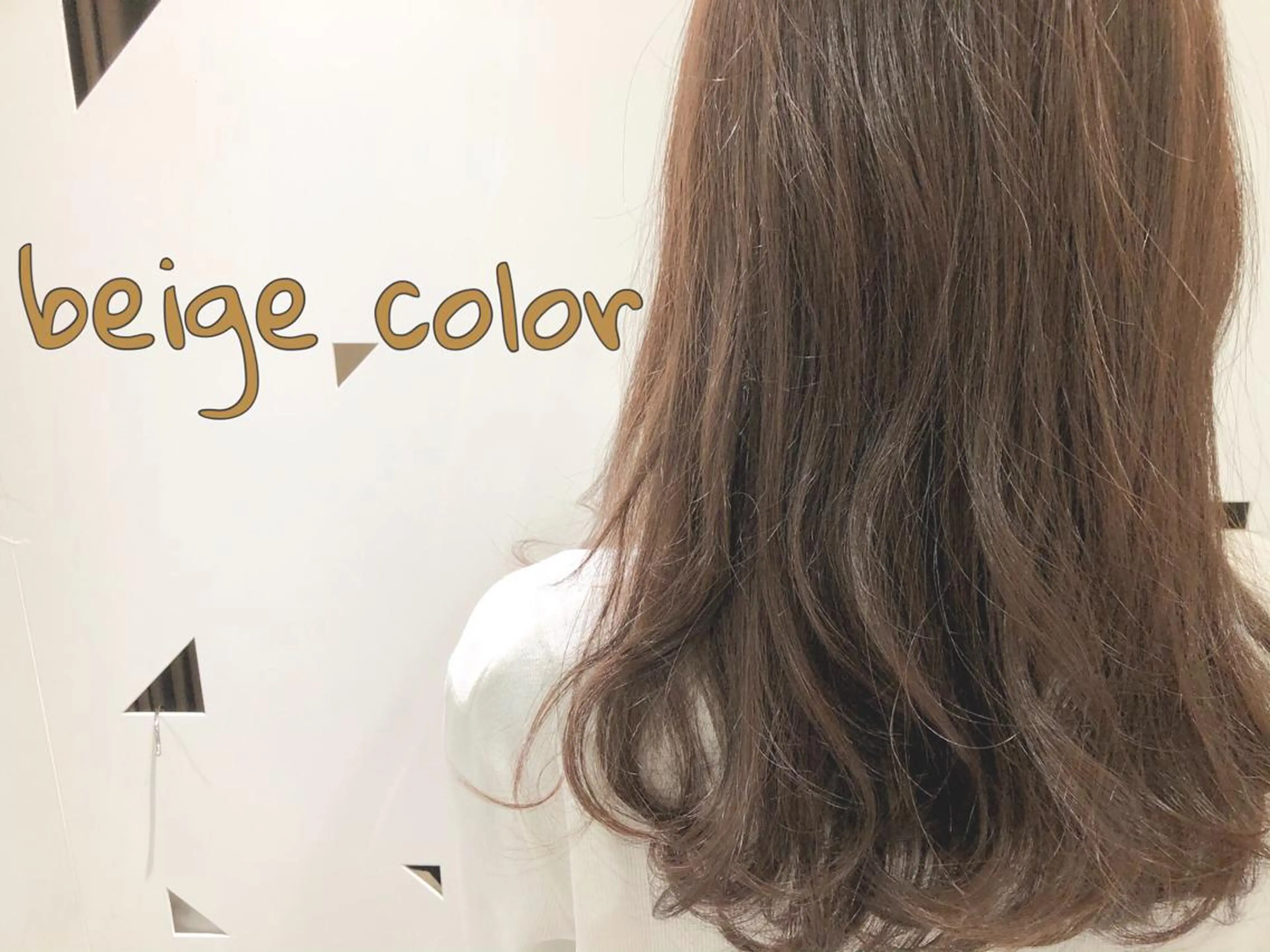 ミディアム カラー ヘアアレンジ 髪質改善✨️透明感カ ラー✧*。山下さいみのヘアスタイル