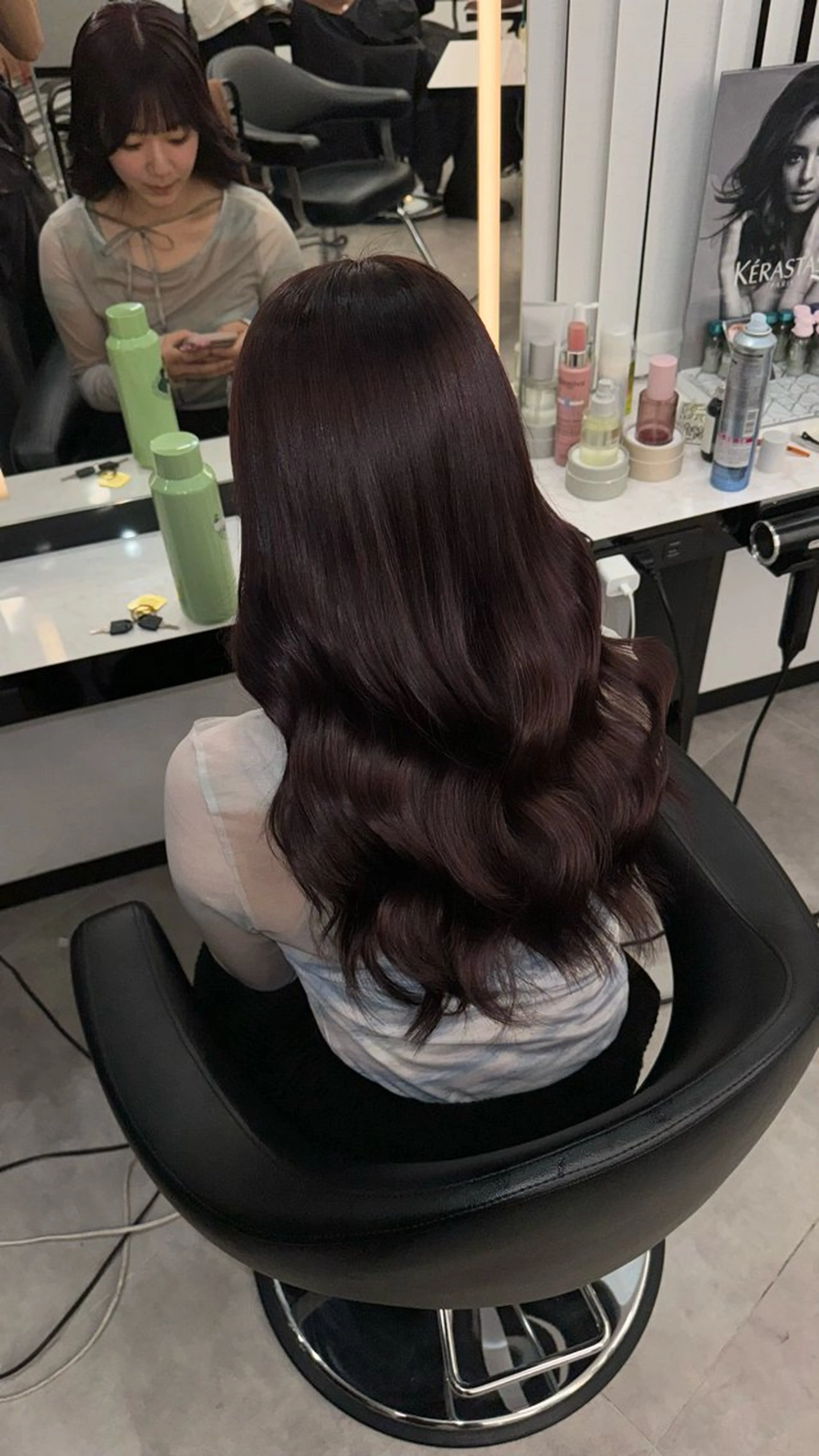 ロング カラー ZYNX所属・MAHIRO/複雑 履歴/ハイトーンのヘアスタイル