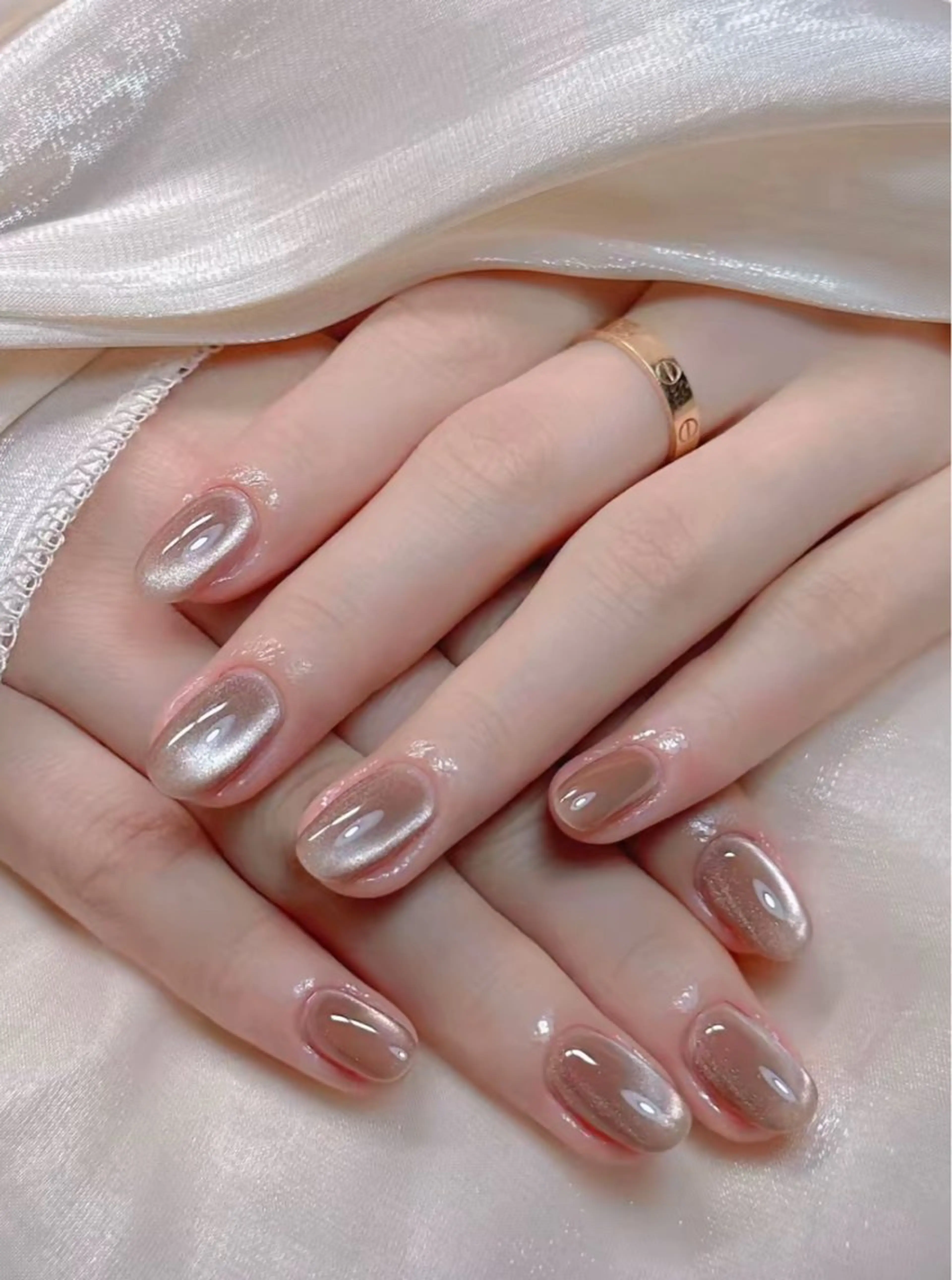 ネイル アートネイル フレンチネイル ジェルネイル グラデーション 韓国ネイル 村中 ハナのネイルデザイン