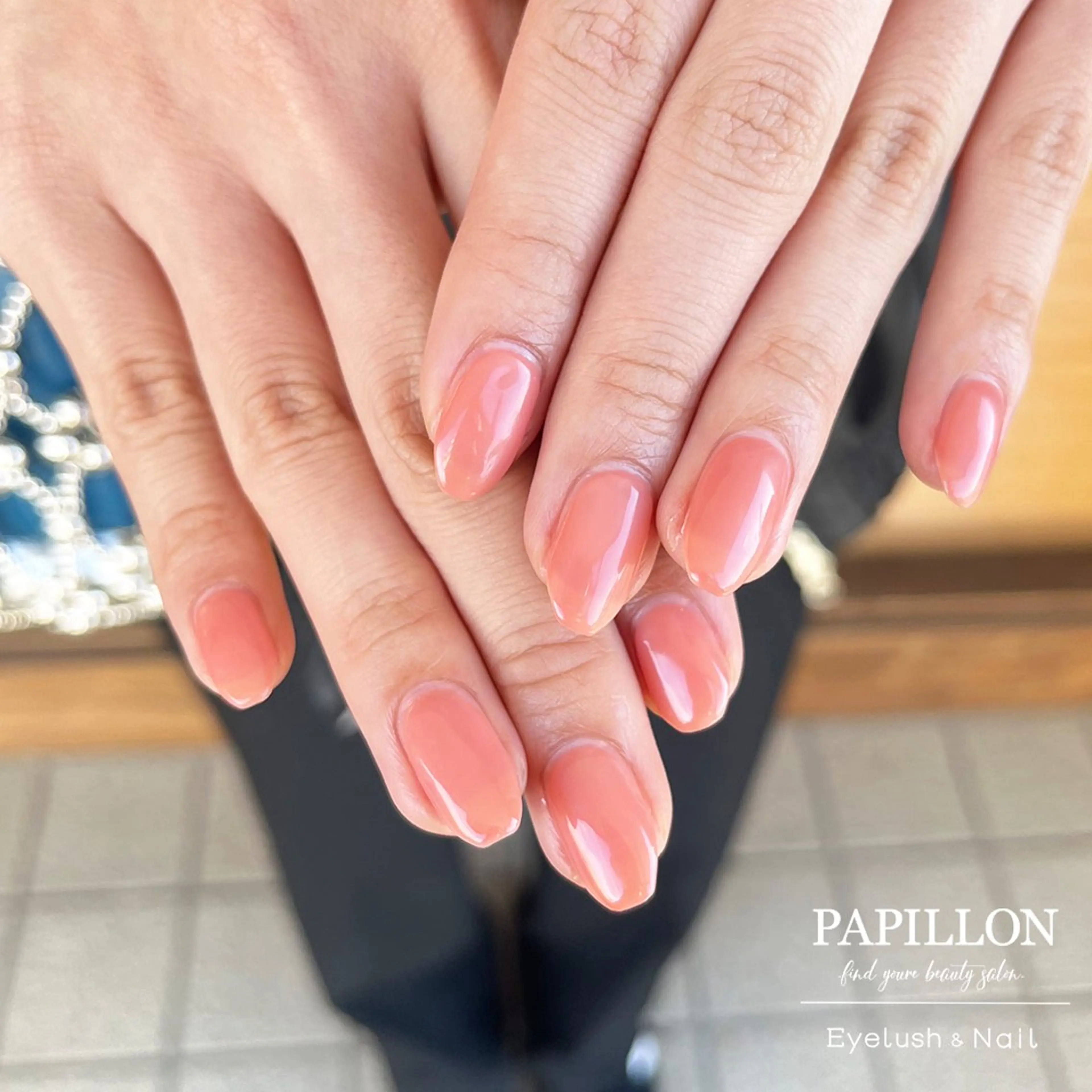 他店オフ有りメニュー ワンカラー ラメグラ グラデ【シアーもマットも2色までOK】 ※補足説明ご確認ください。の写真