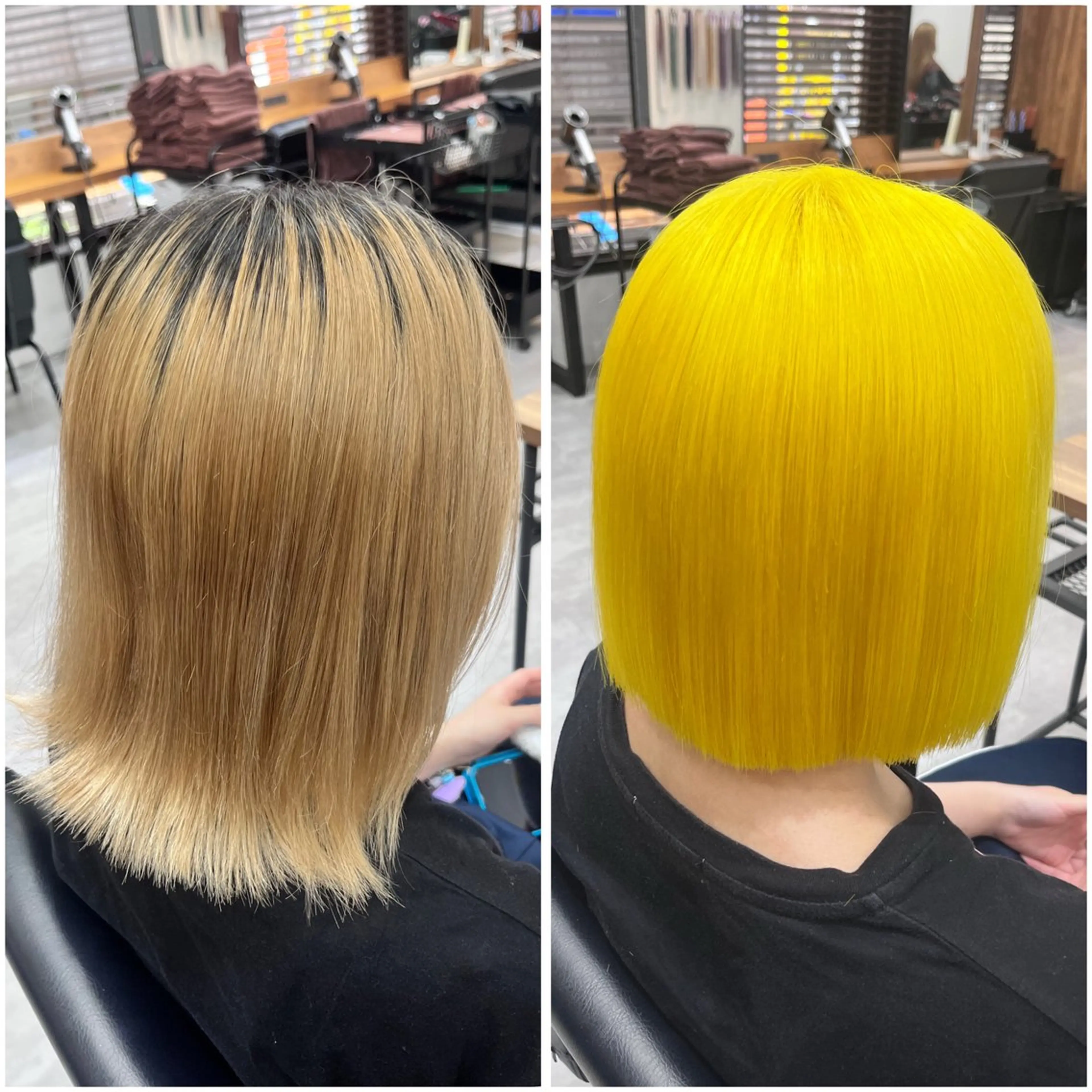 ショート カラー イエローカラー ヘアカラー MAKO ❤️‍🔥NEXTのヘアスタイル