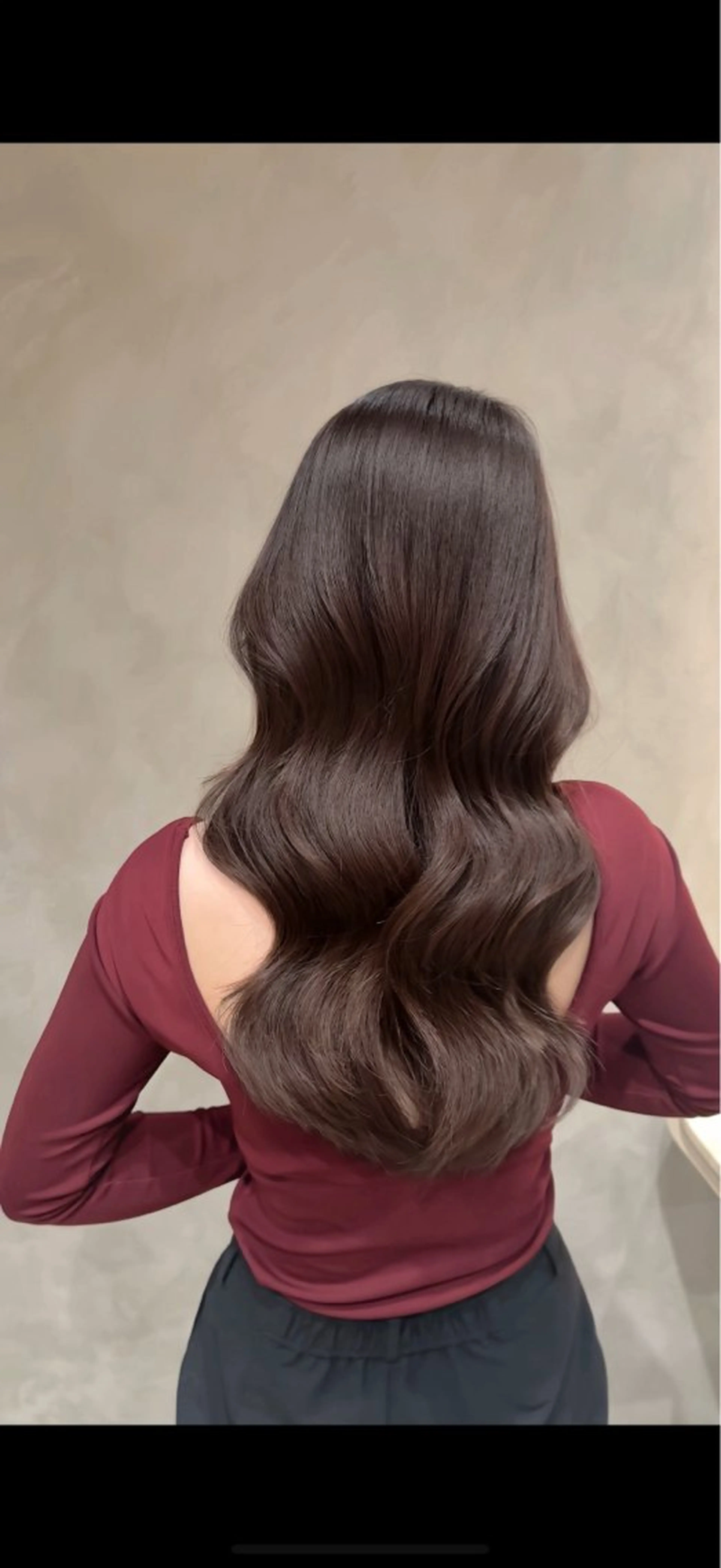 ロング レイヤーカット ヘアカラー トリートメント L'EANE THE TOKYO所属・カット無料｜ 青山 ｜髪質改善のヘアスタイル