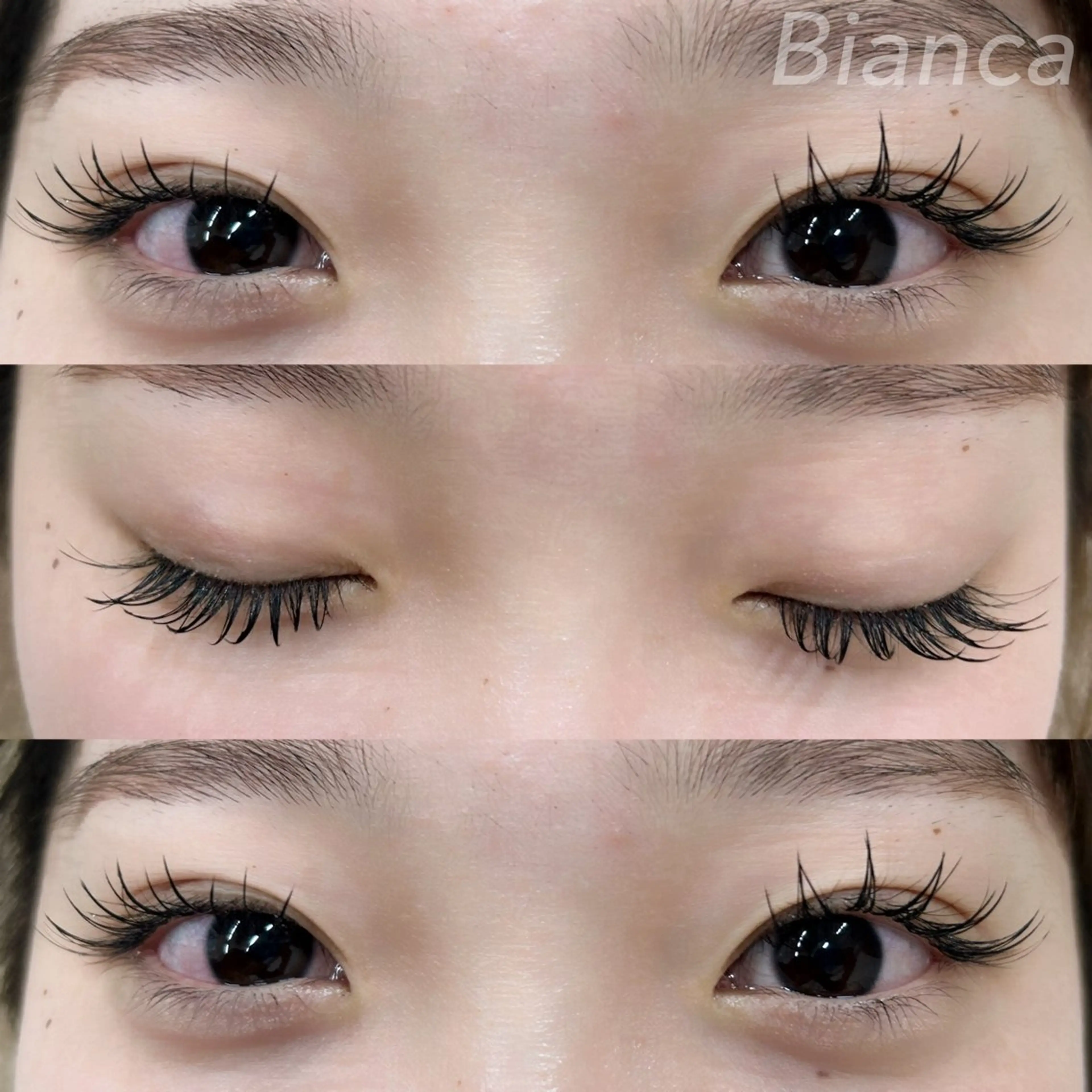 マツエク・マツパ フラットラッシュ パリジェンヌラッシュリフト まつげパーマ ワンホンマツエク Bianca 市ヶ谷 森川‪ 💗のマツエク・マツパデザイン