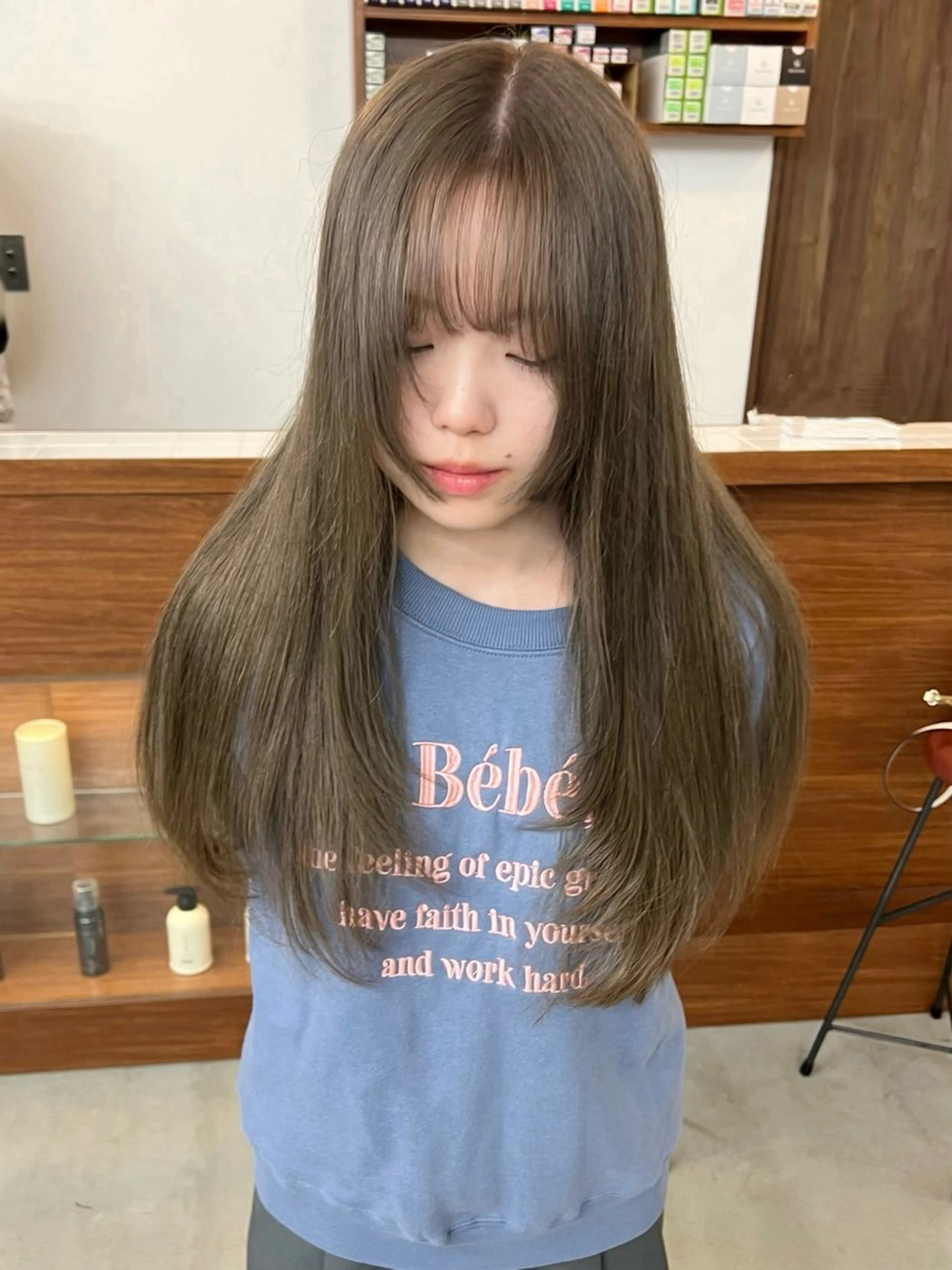 ミディアム いざわりお /梅田/ブリーチのヘアスタイル