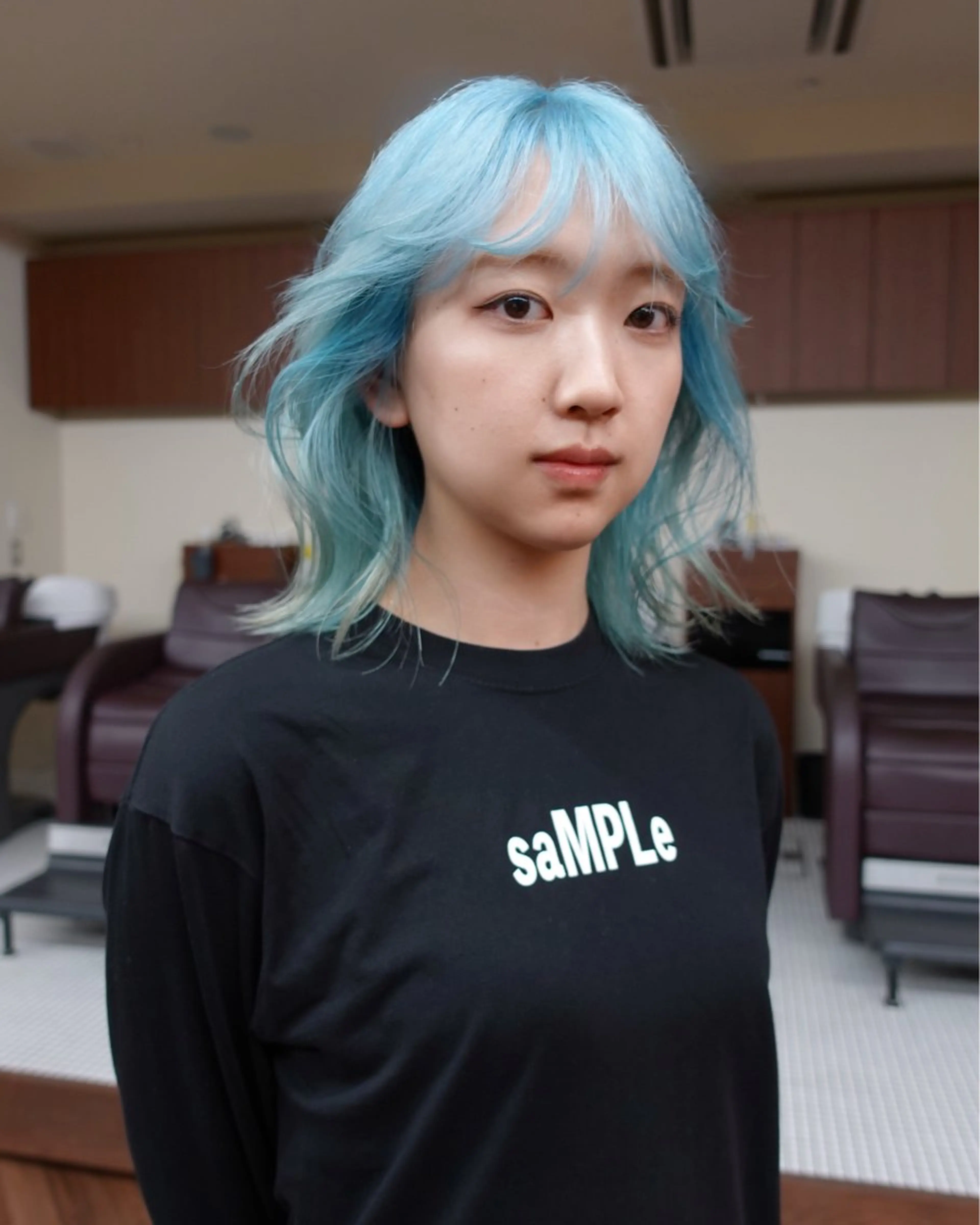 ミディアム カラー ブリーチ ケアブリーチ ダブルカラー ハイトーンカラー ボブ ヘアカラー トリートメント ヘアセット レイヤー専門家 ダブルカラー修のヘアスタイル