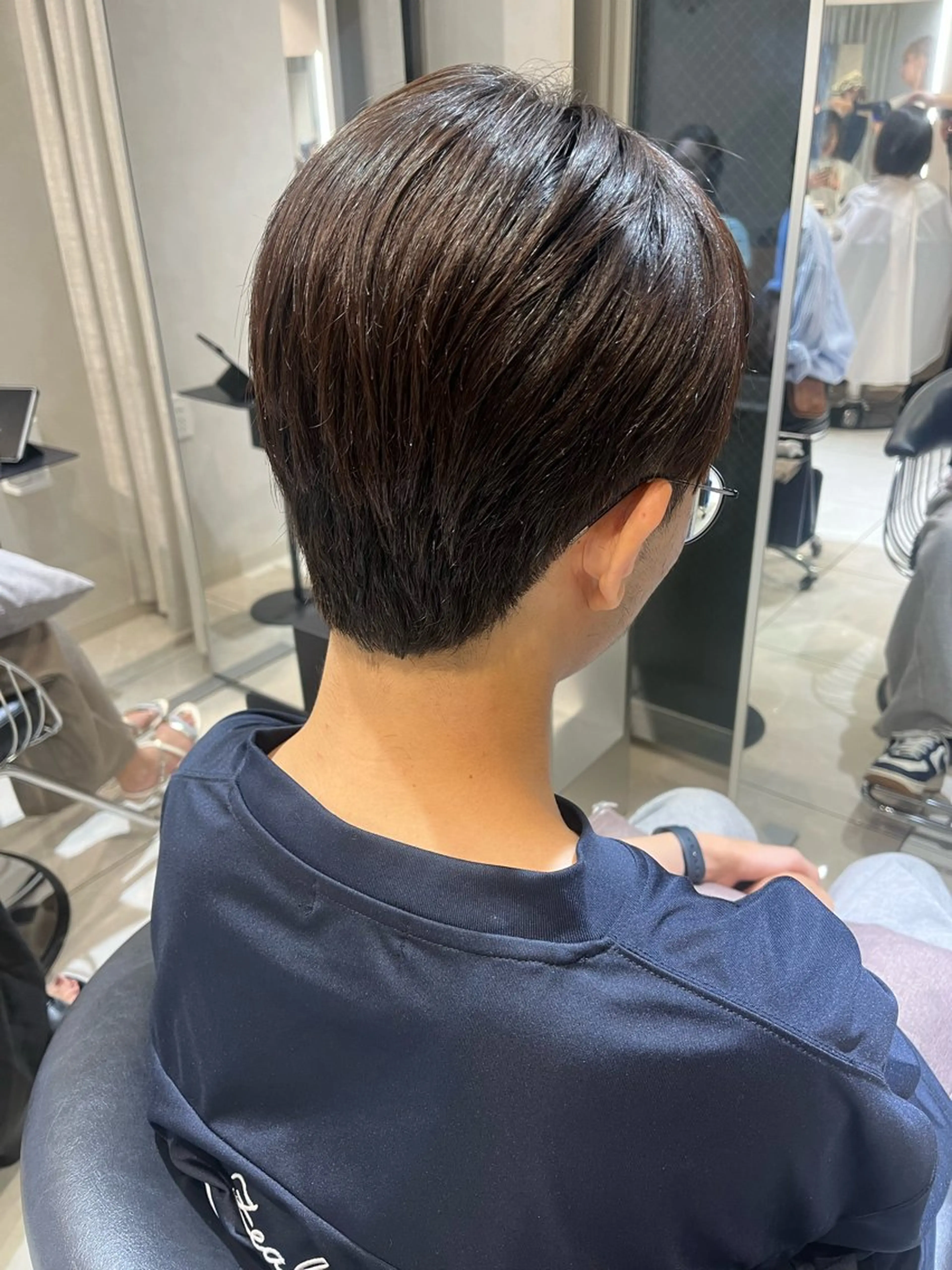 パーマ メンズ カット パーマ メンズセンターパート 🇰🇷wakanaのヘアスタイル