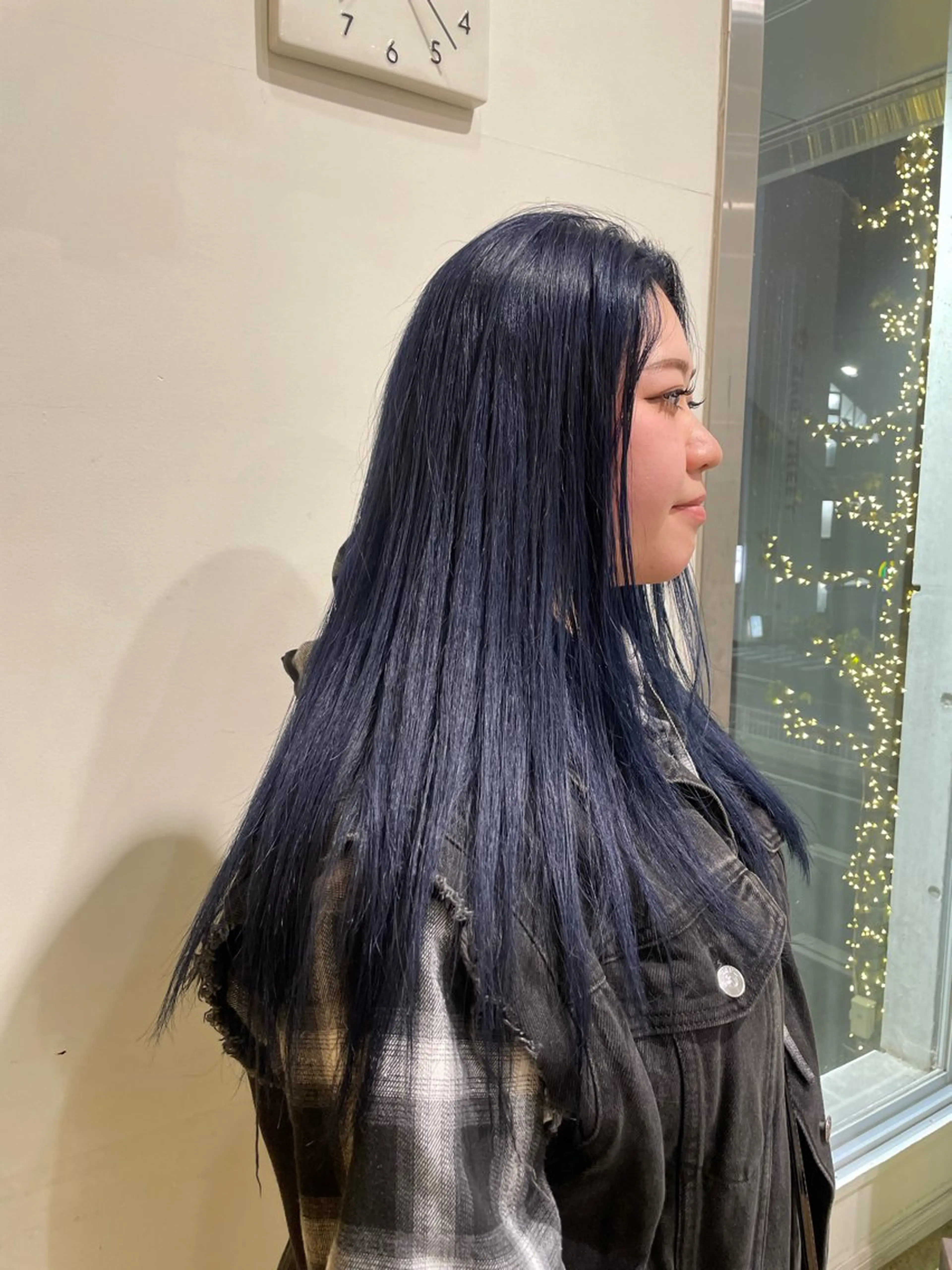 ロング ヘアカラー トリートメント アイブロウリフト パーマモデル/はなのヘアスタイル