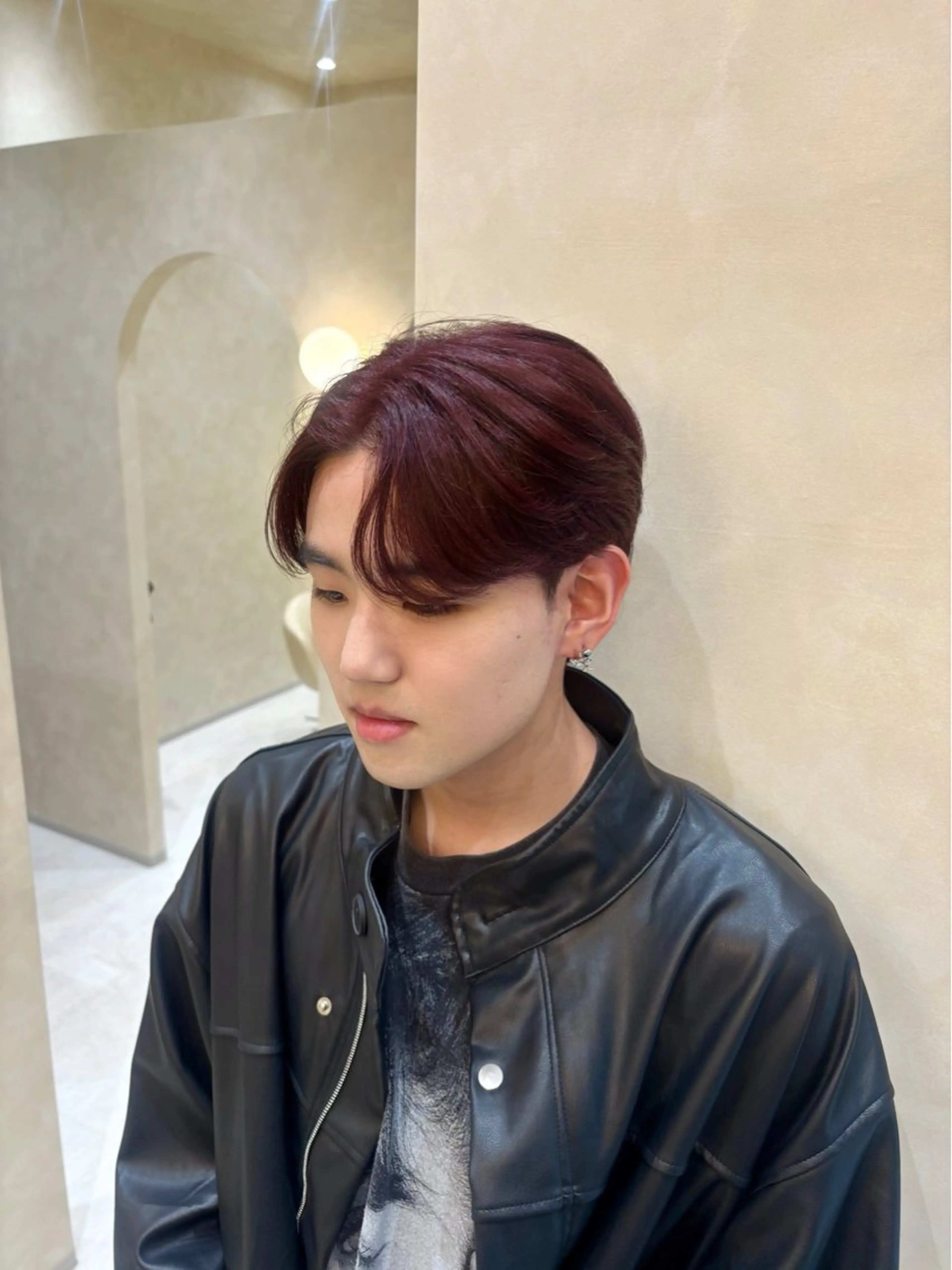 カラー ブリーチ ブリーチなしカラー レッドカラー Yukie♡ Zinaのヘアスタイル