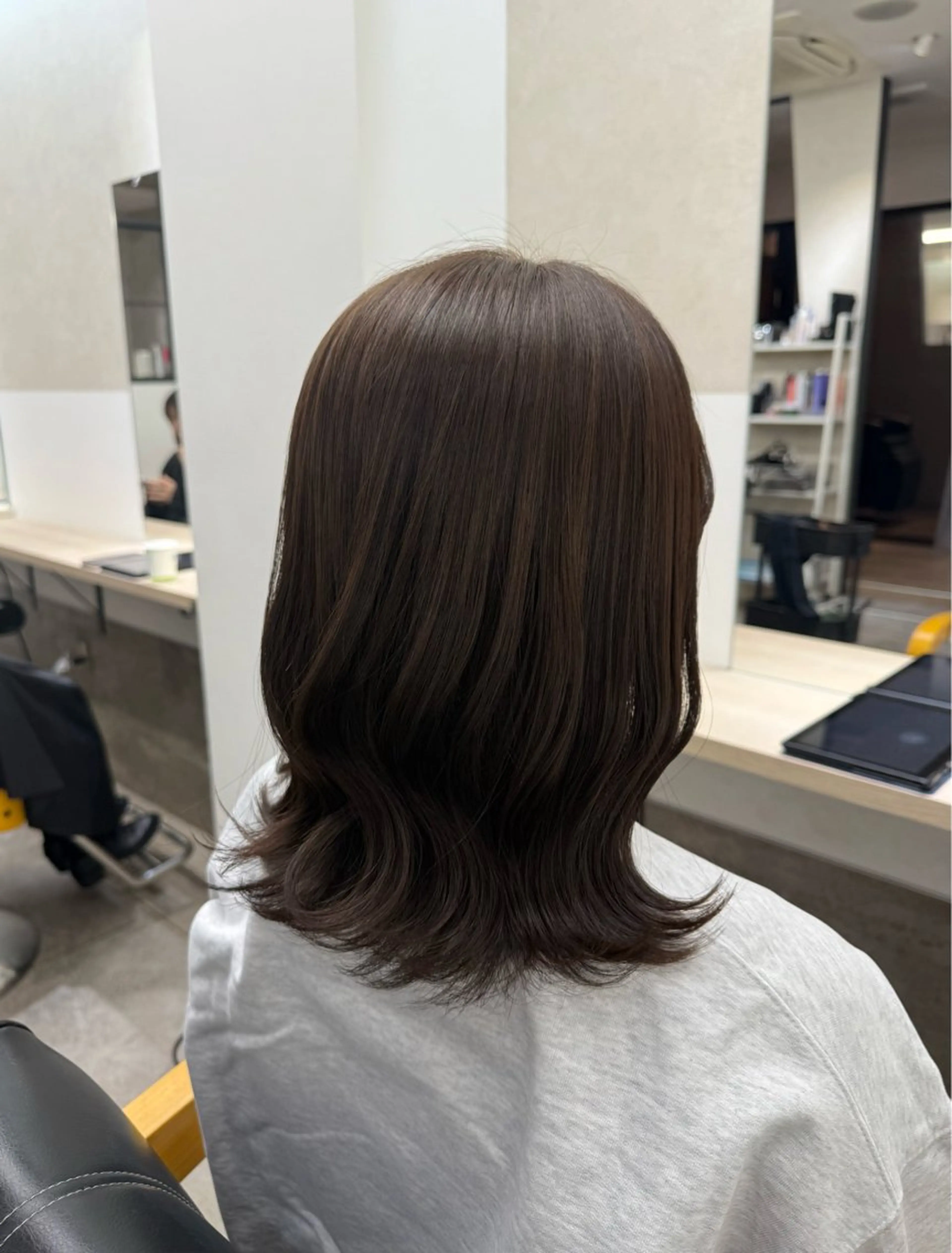 ミディアム カラー カット ヘアカラー トリートメント GiseL 博多 ほのかのヘアスタイル