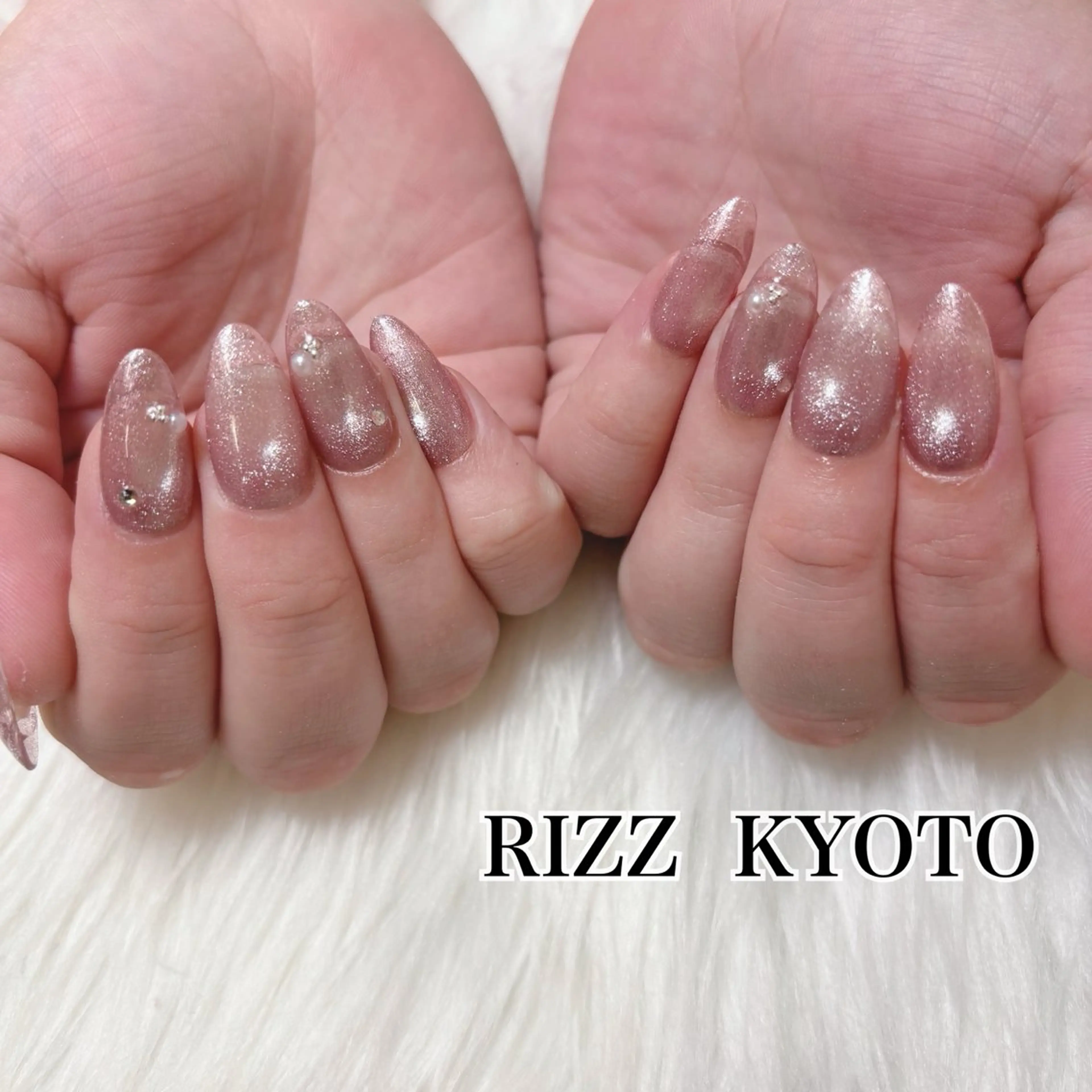 ネイル スカルプネイル ハンドネイル RIZZ KYOTO ゆうのネイルデザイン