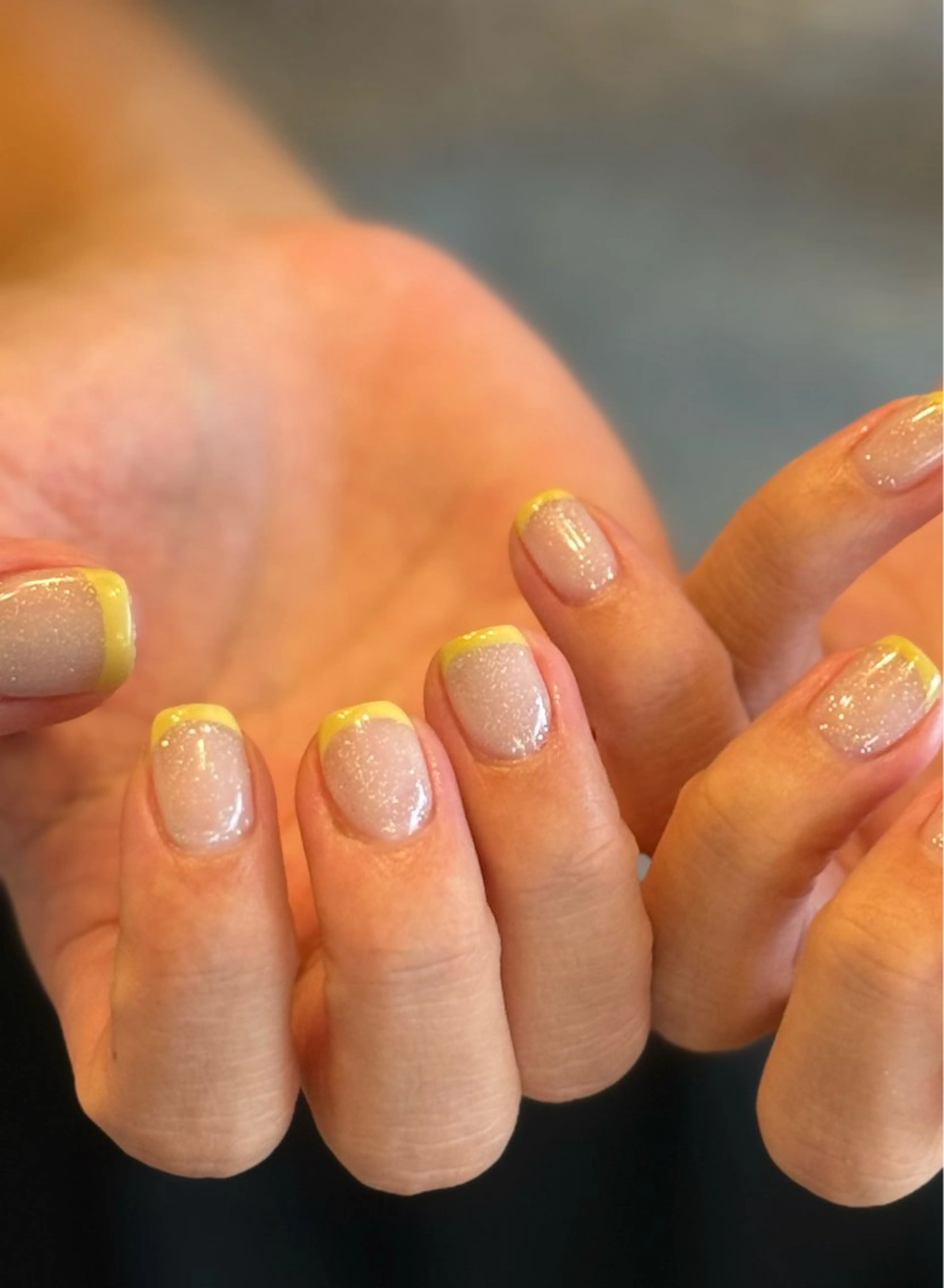 【オフなし/ケア込み】フレンチネイル（ベースカラー有）120分※マグネットベースの場合＋500円の写真